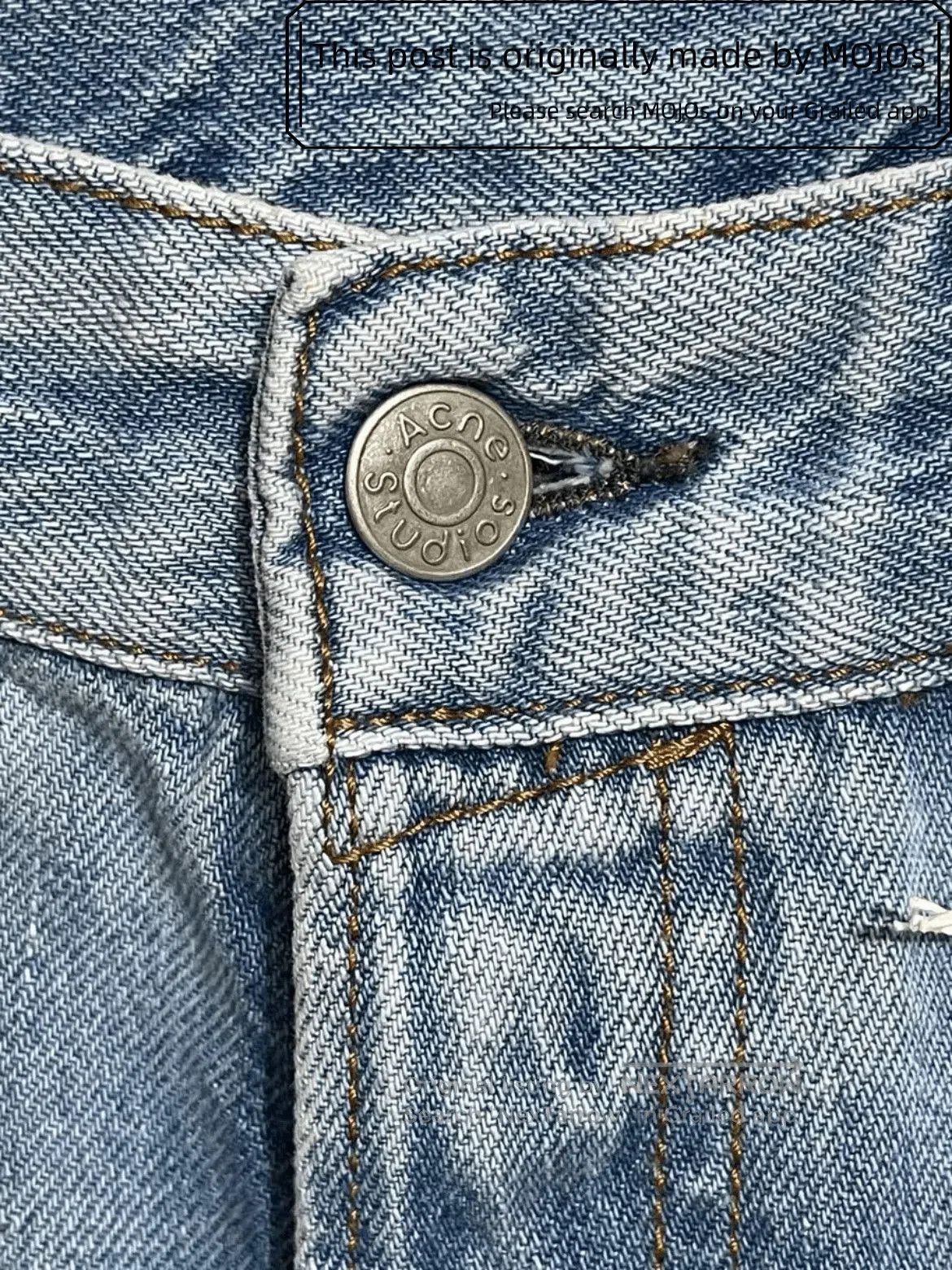 Acne Studios W31L30 Acne Studios 2021M Heavy Washed Fading Denim. Size US 31 - 3 Thumbnail