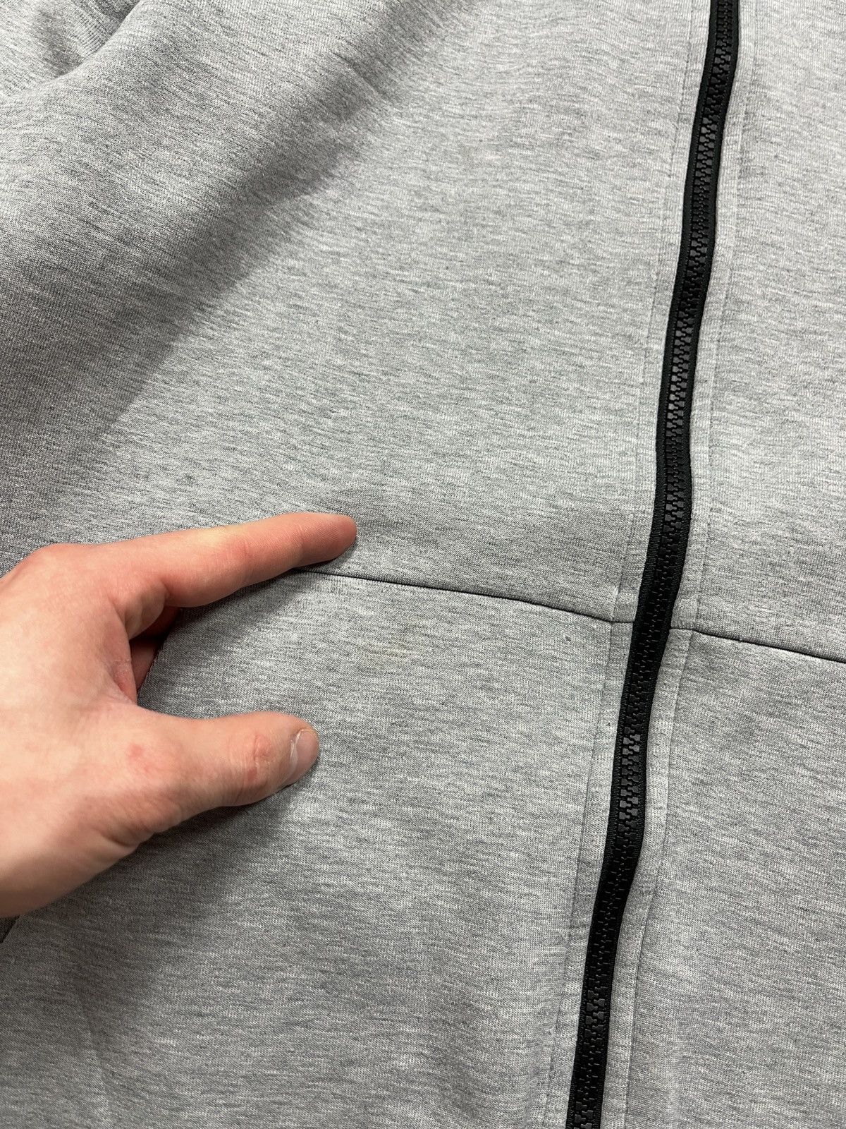 Japanese Brand Nike NSW Tech Fleece Zip Hoodie Drill Jacket Grey Size L Size US L / EU 52-54 / 3 - 8 Thumbnail