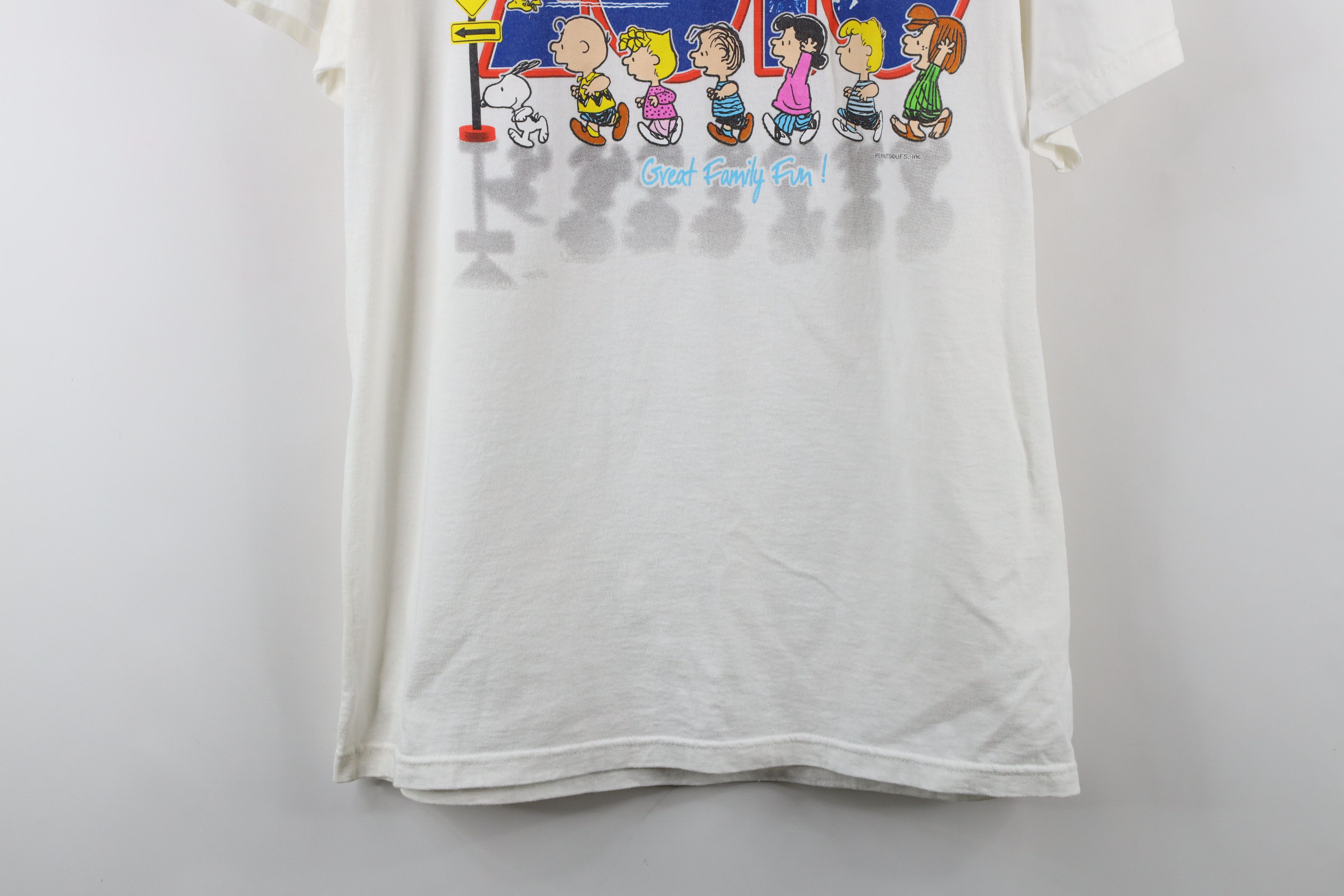 Vintage Vintage Y2K Brown Peanuts Cedar Point Amusement Park T-Shirt Size US M / EU 48-50 / 2 - 3 Thumbnail