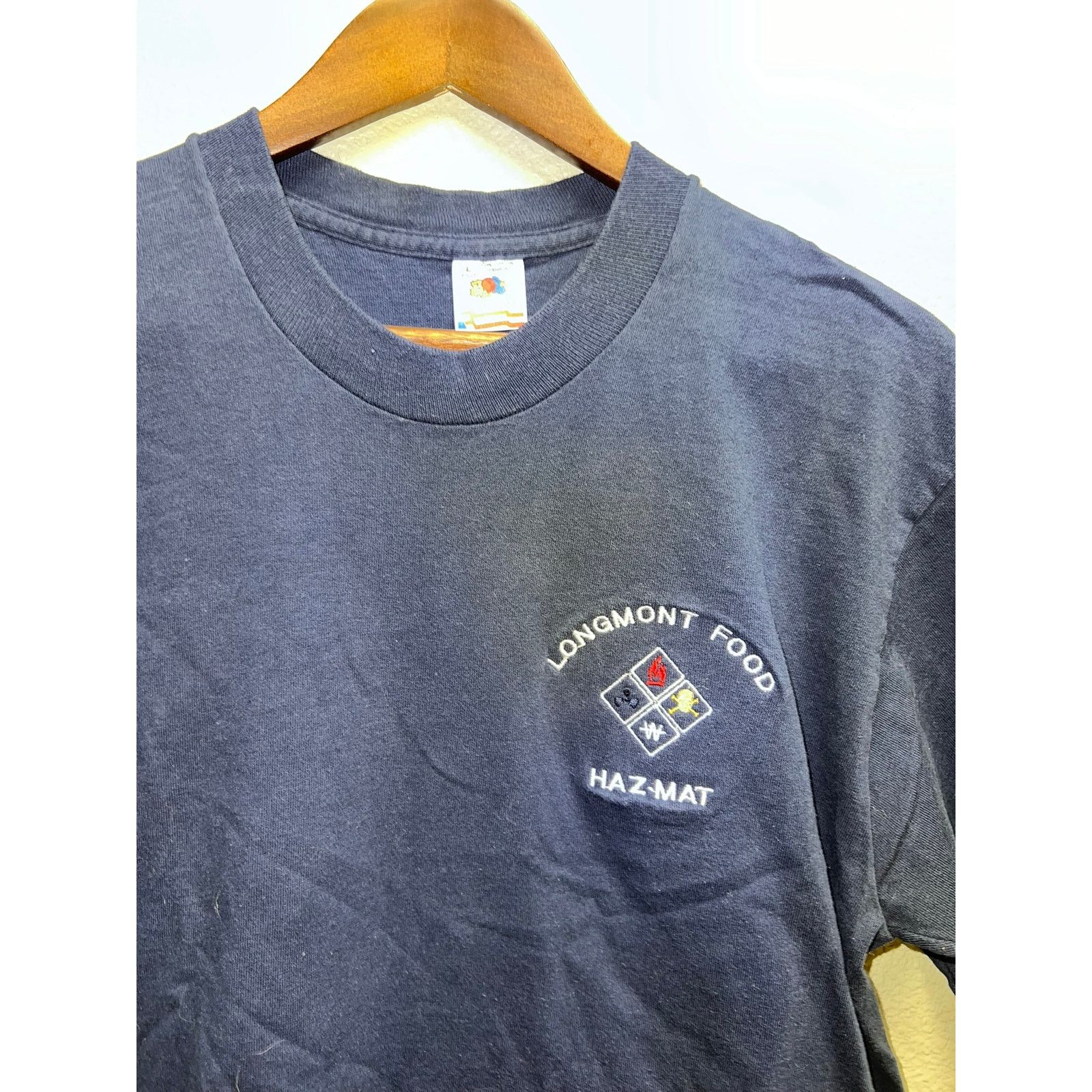 Fruit Of The Loom Vintage Longmont Shirt Food Hazmat Haz-Mat Science Health M Size US M / EU 48-50 / 2 - 2 Thumbnail