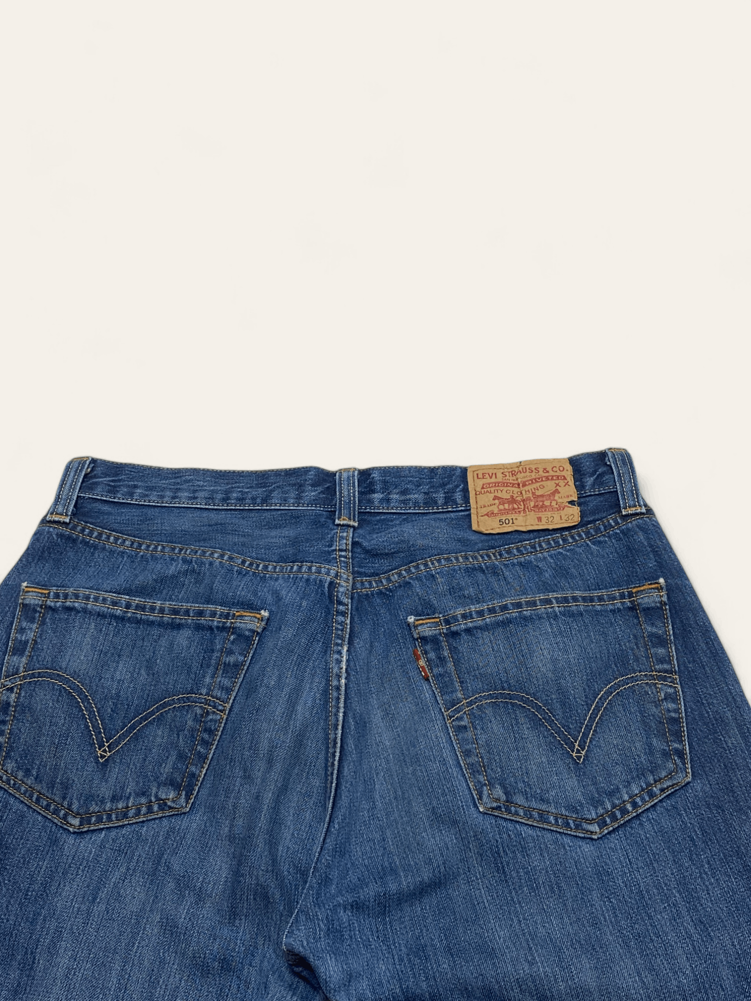 Jean Vintage LEVI'S Blue Denim Jeans Size US 32 / EU 48 - 11 Thumbnail