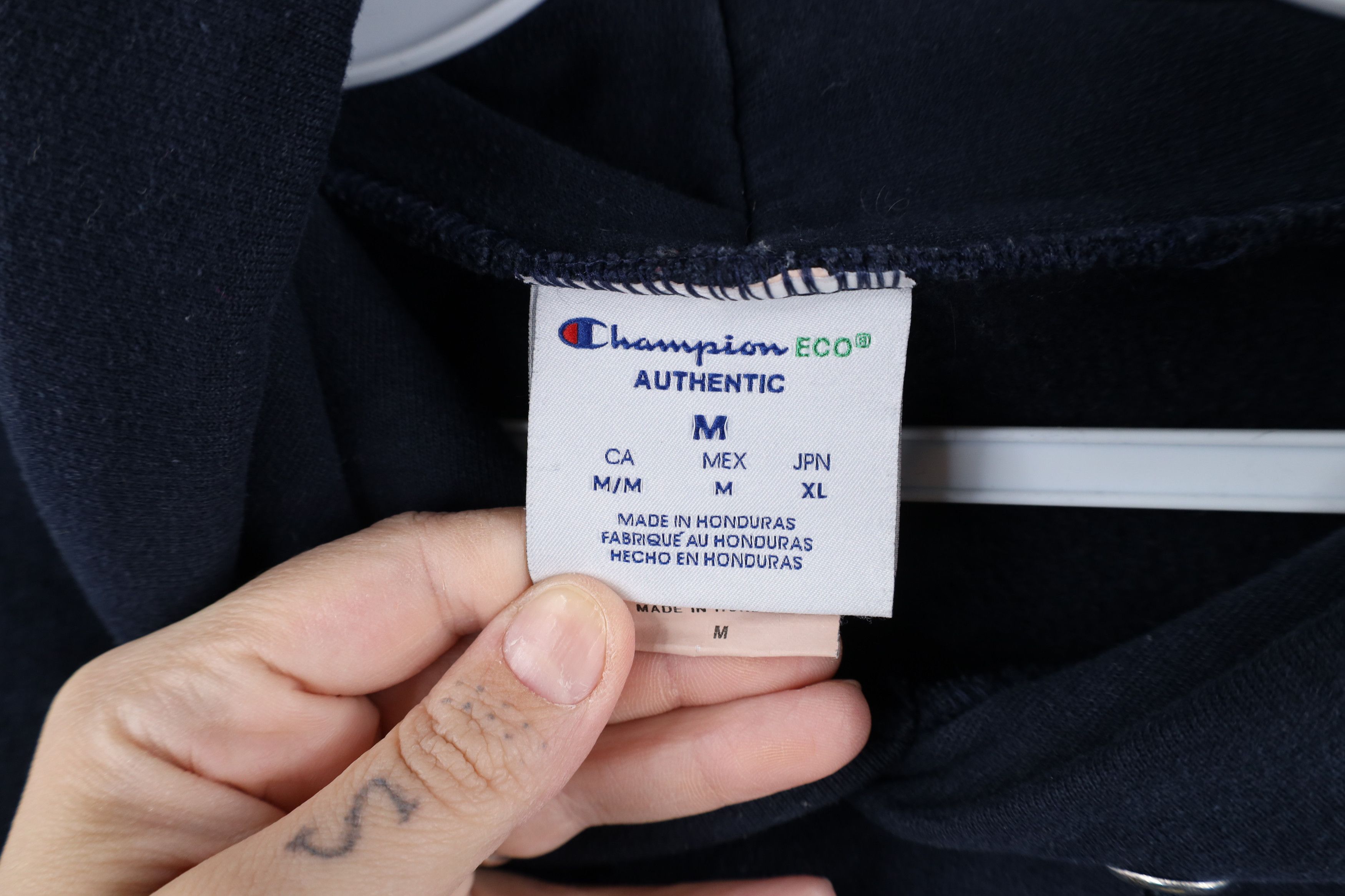 Champion × Vintage Vintage Champion Out University of Michigan Hoodie Blue Size US M / EU 48-50 / 2 - 11 Thumbnail
