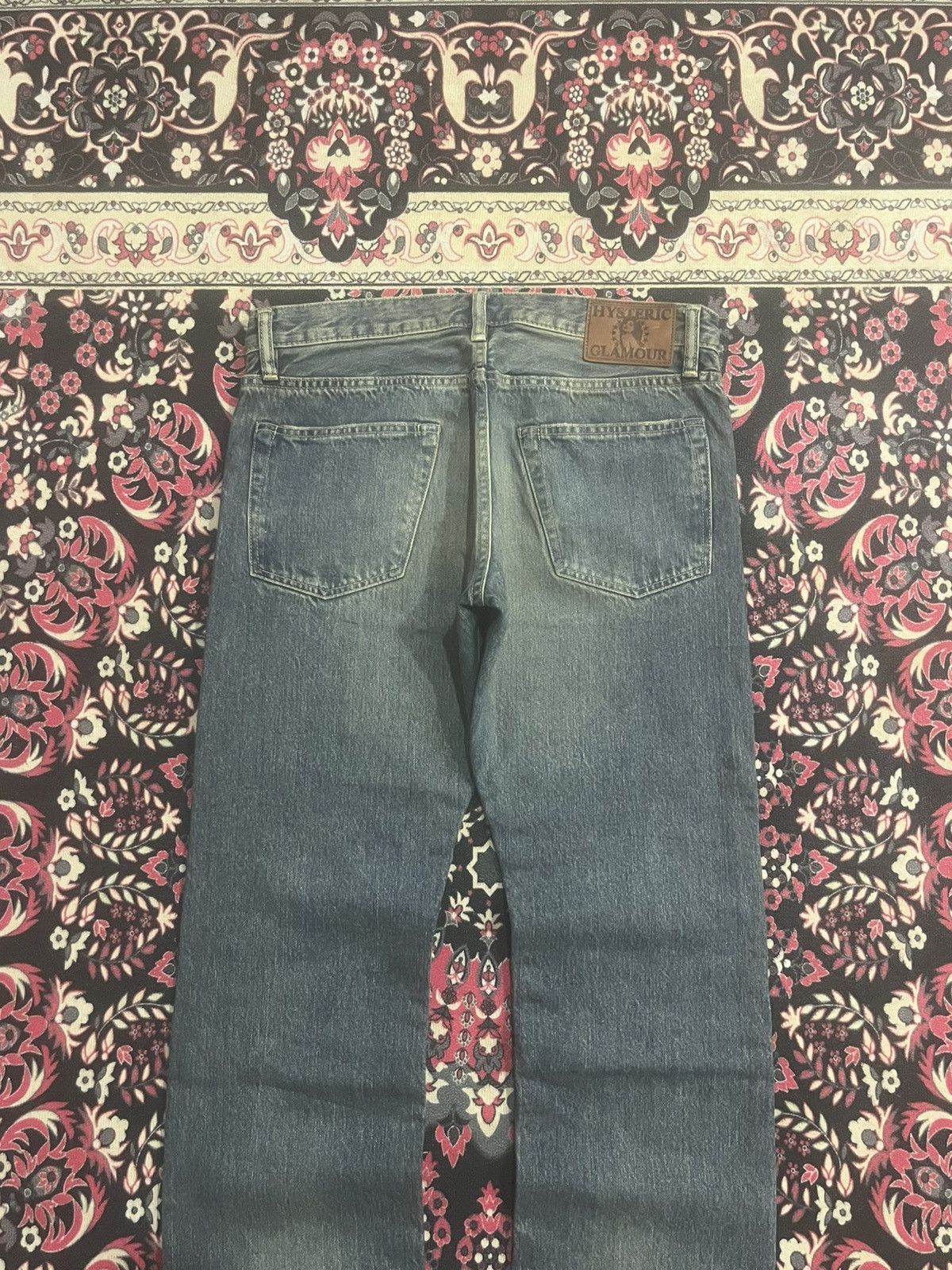 Hysteric Glamour Hysteric Glamour Naked Pin Up Girl Patchwork Selvedge Jeans Size US 32 / EU 48 - 9 Thumbnail