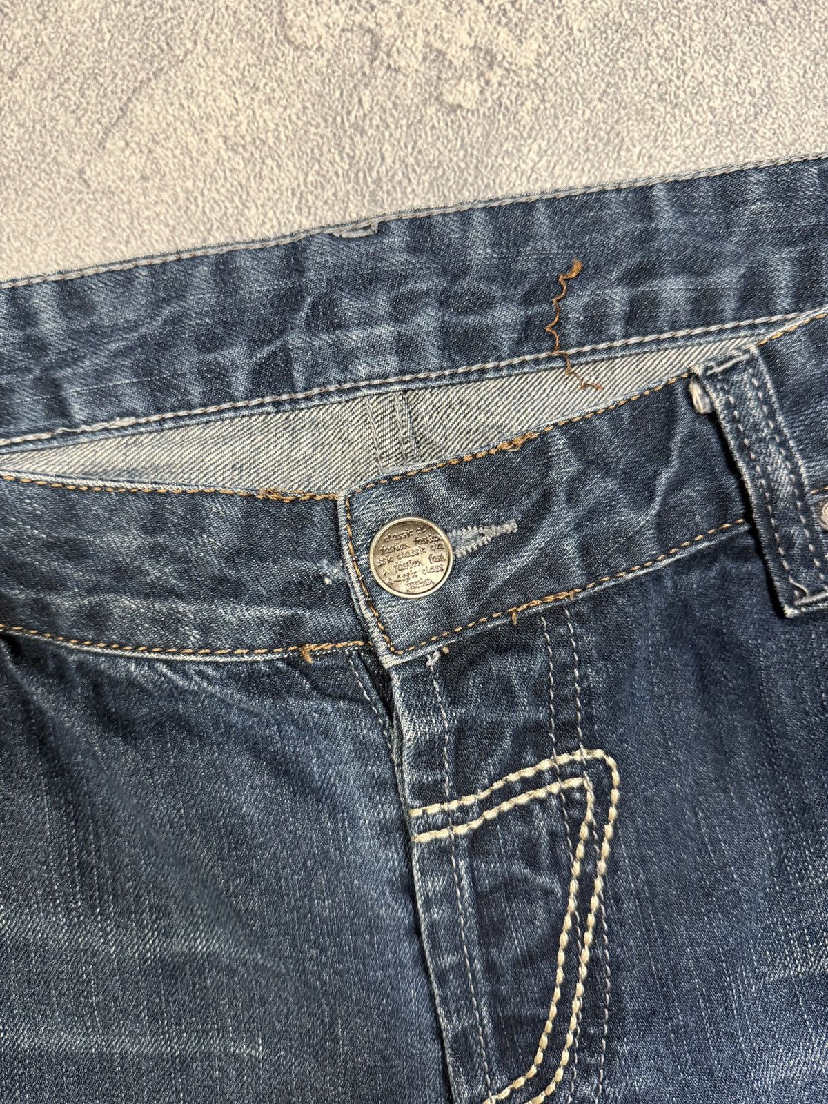 Diesel Y2K Vintage Diesel Jeans Big D Logo Distressed Baggy japan Size US 34 / EU 50 - 7 Thumbnail