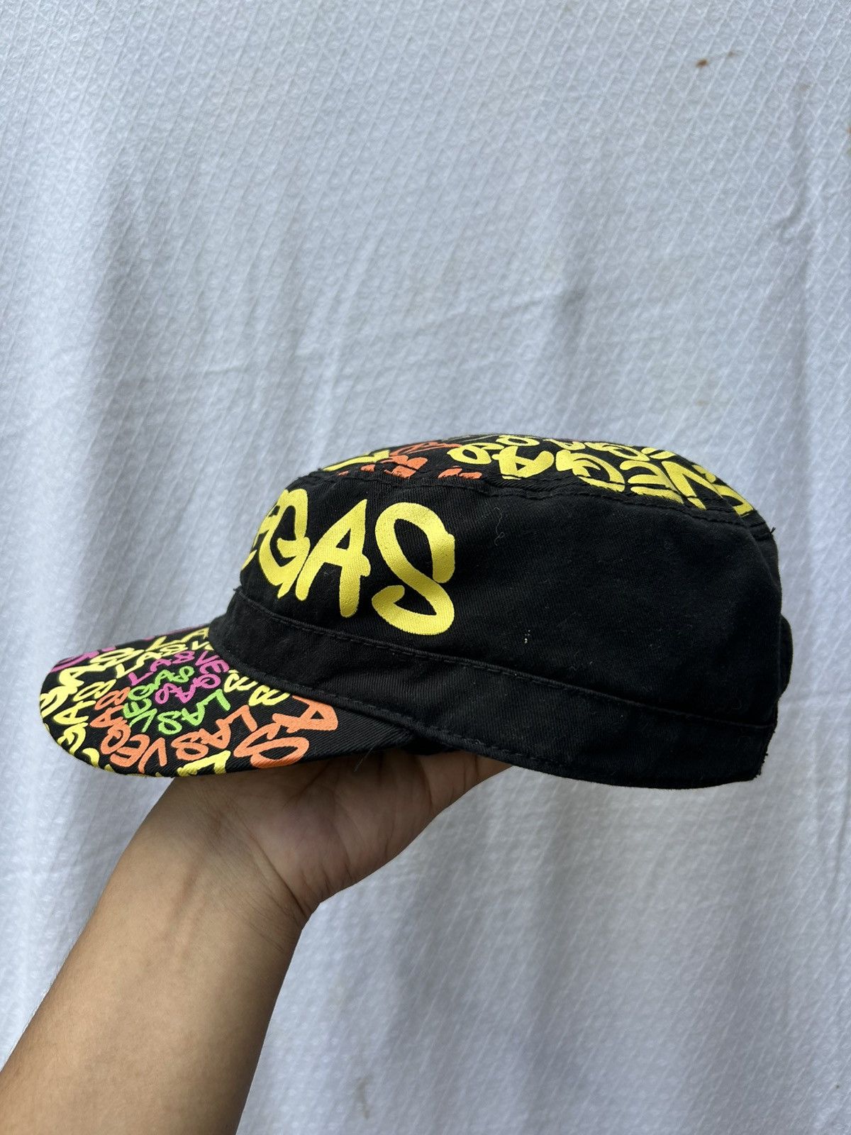 If Six Was Nine × Japanese Brand × Le Grande Bleu (L.G.B.) Robin Ruth Japanese Poem Las Vegas Cadet Hats Size ONE SIZE - 4 Thumbnail