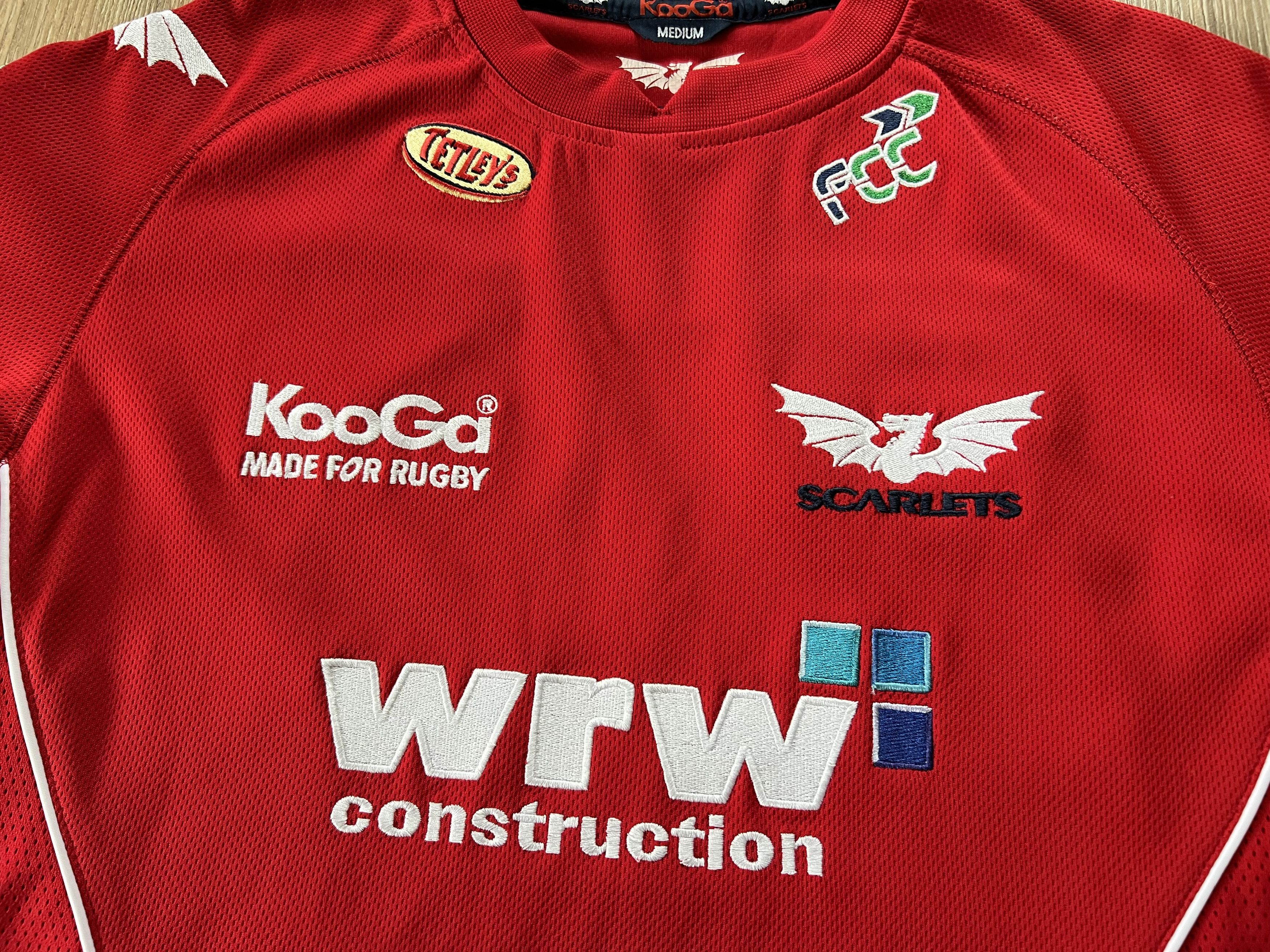 Other KooGa Scarlets Rugby Youth Jersey Shirt Size US M / EU 48-50 / 2 - 6 Thumbnail