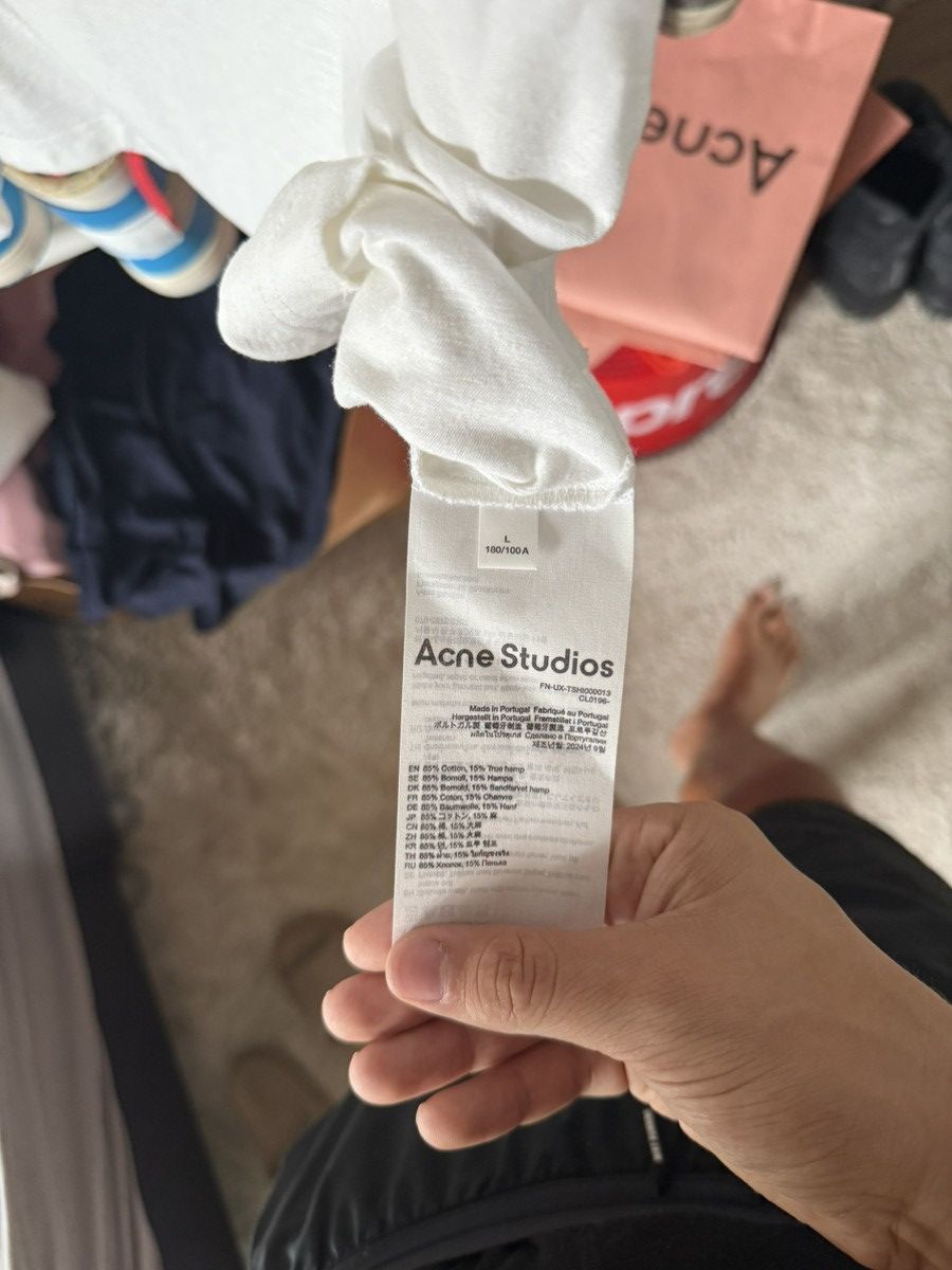 Acne Studios Acne Studios Logo T-shirt Size US L / EU 52-54 / 3 - 5 Thumbnail