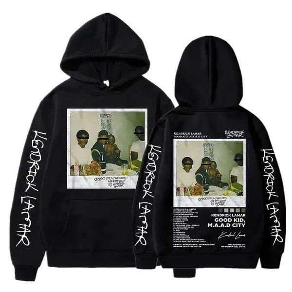 VIBE Rapper Kendrick Lamar Good Hoodie Size US M / EU 48-50 / 2 - 2 Thumbnail