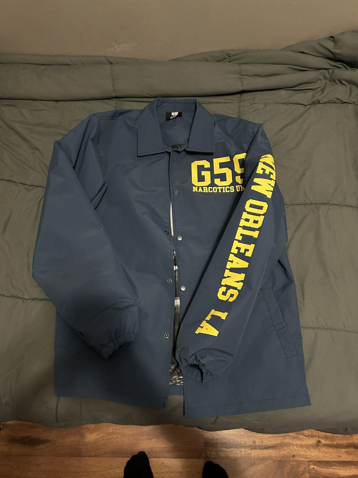 G59 Records G59 RECORDS Blue Narcotics Unit Jacket | Grailed