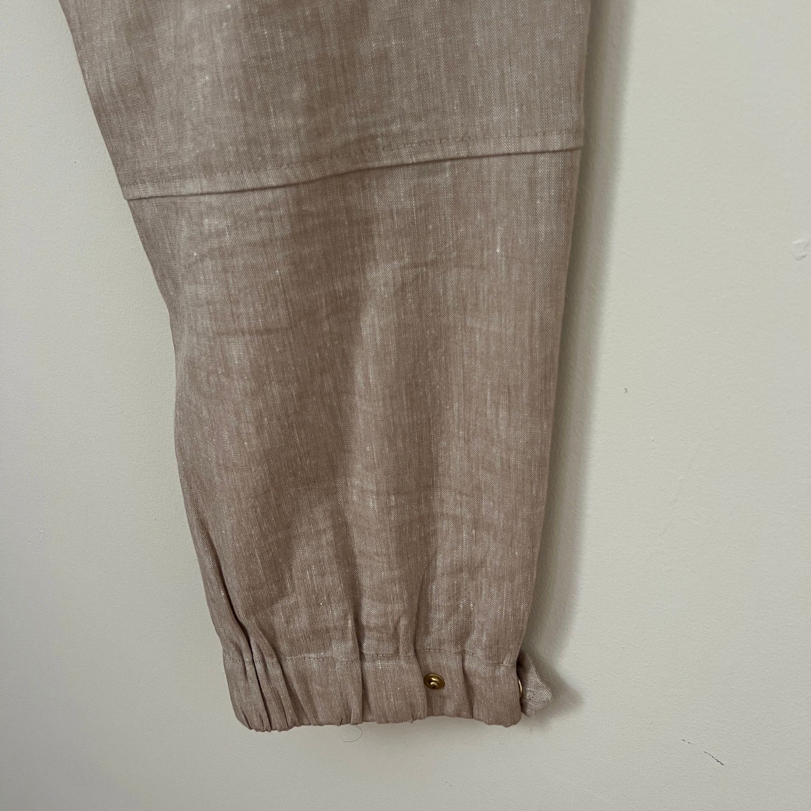 Reiss REISS Womens Cargo Style Linen Blend Trousers Size 10 Size 32" / US 10 / IT 46 - 5 Thumbnail