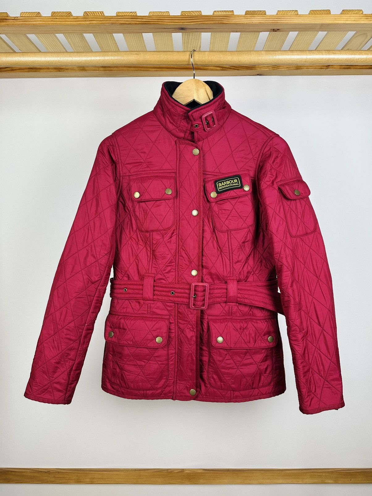 Barbour × Vintage Barbour INTERNATIONAL Polarquilt Quilted Jacket Preppy Style Size M / US 6-8 / IT 42-44 - 1 Thumbnail