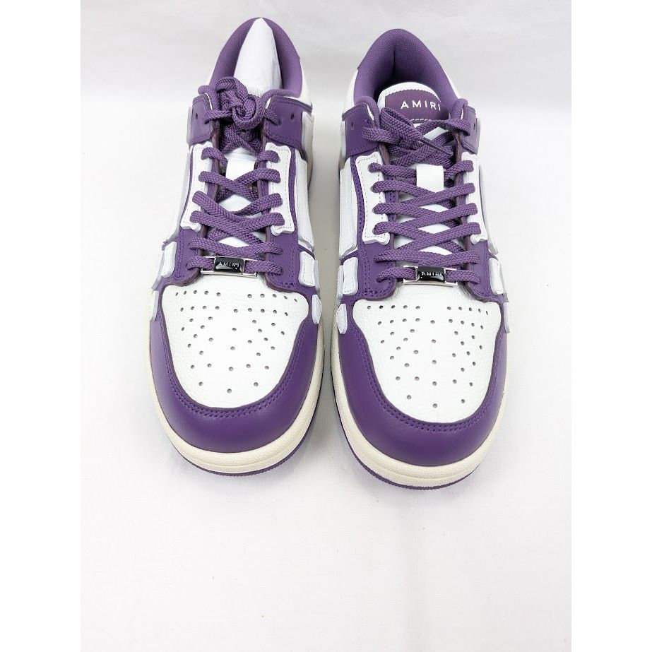 Amiri o1rshd1 Skeleton Low-Top Sneakers in Purple/White Size US 12 / EU 45 - 14 Thumbnail