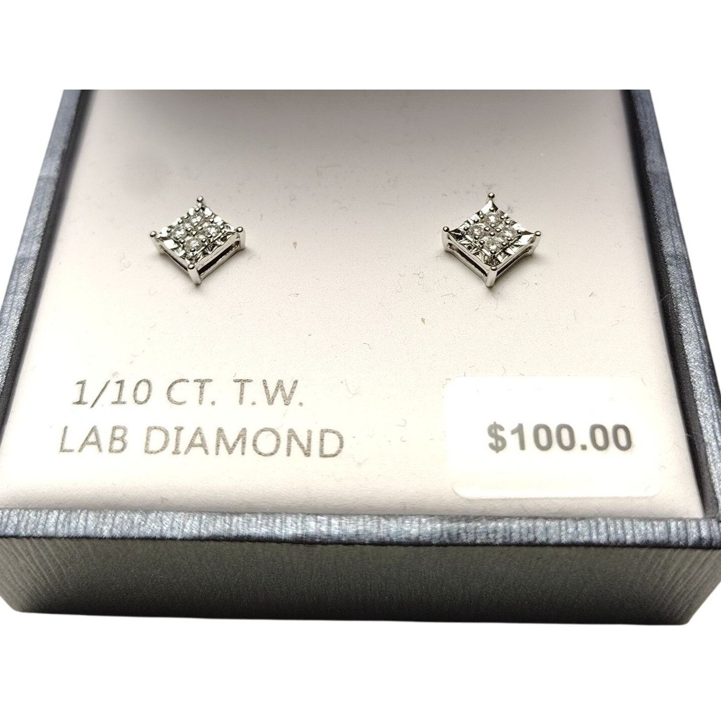 Other Diamond Brilliance 1/10 CT T.W. Lab Diamond Earrings In Gift Size ONE SIZE - 3 Thumbnail