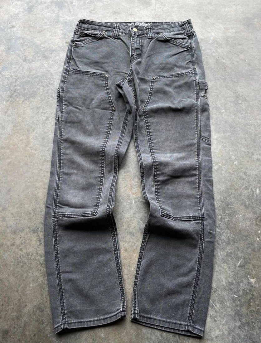 Vintage Vintage Y2K Carhatt Wolf Grey Double Knee Carpenter Pants | Grailed