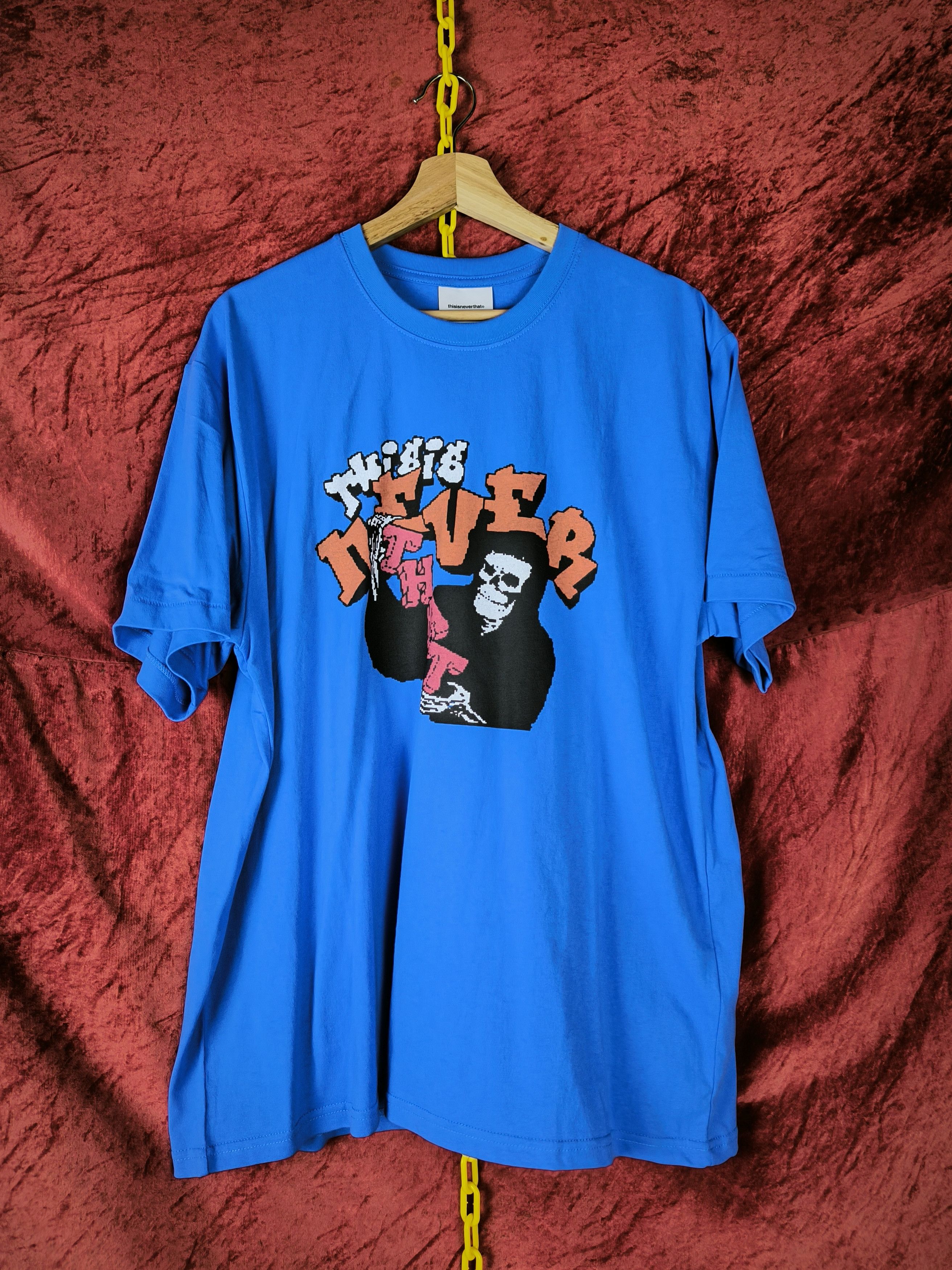 thisisneverthat Skeleton Blue Tee Size US L / EU 52-54 / 3 - 3 Thumbnail