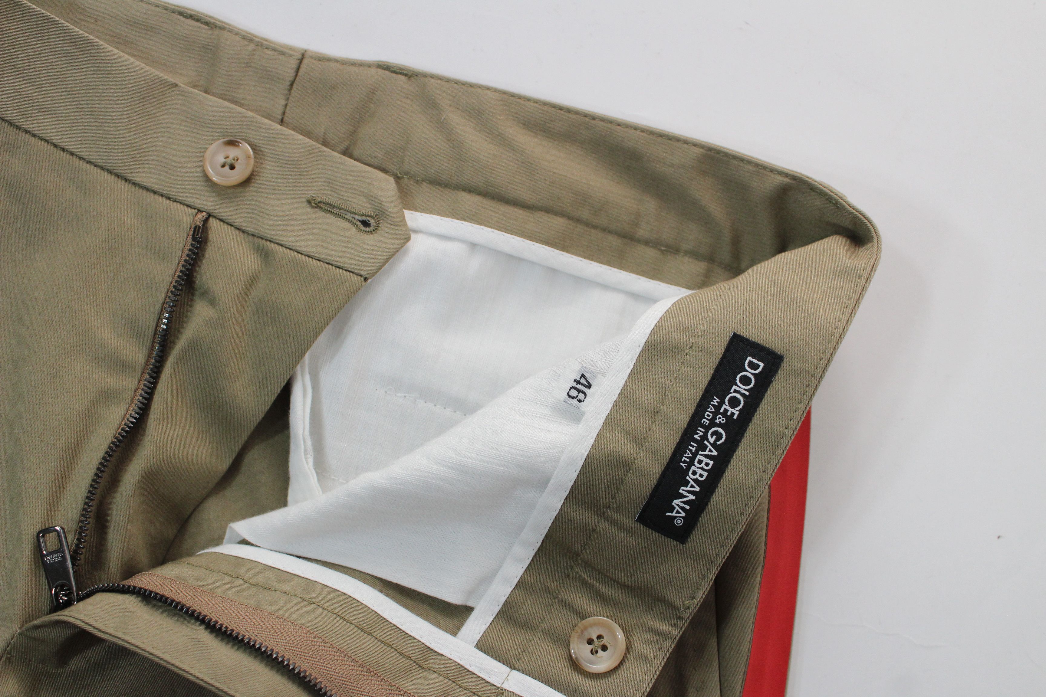 Dolce & Gabbana Dolce & Gabbana Side Stripe Chinos DG/00.00.84 Size US 30 / EU 46 - 8 Thumbnail