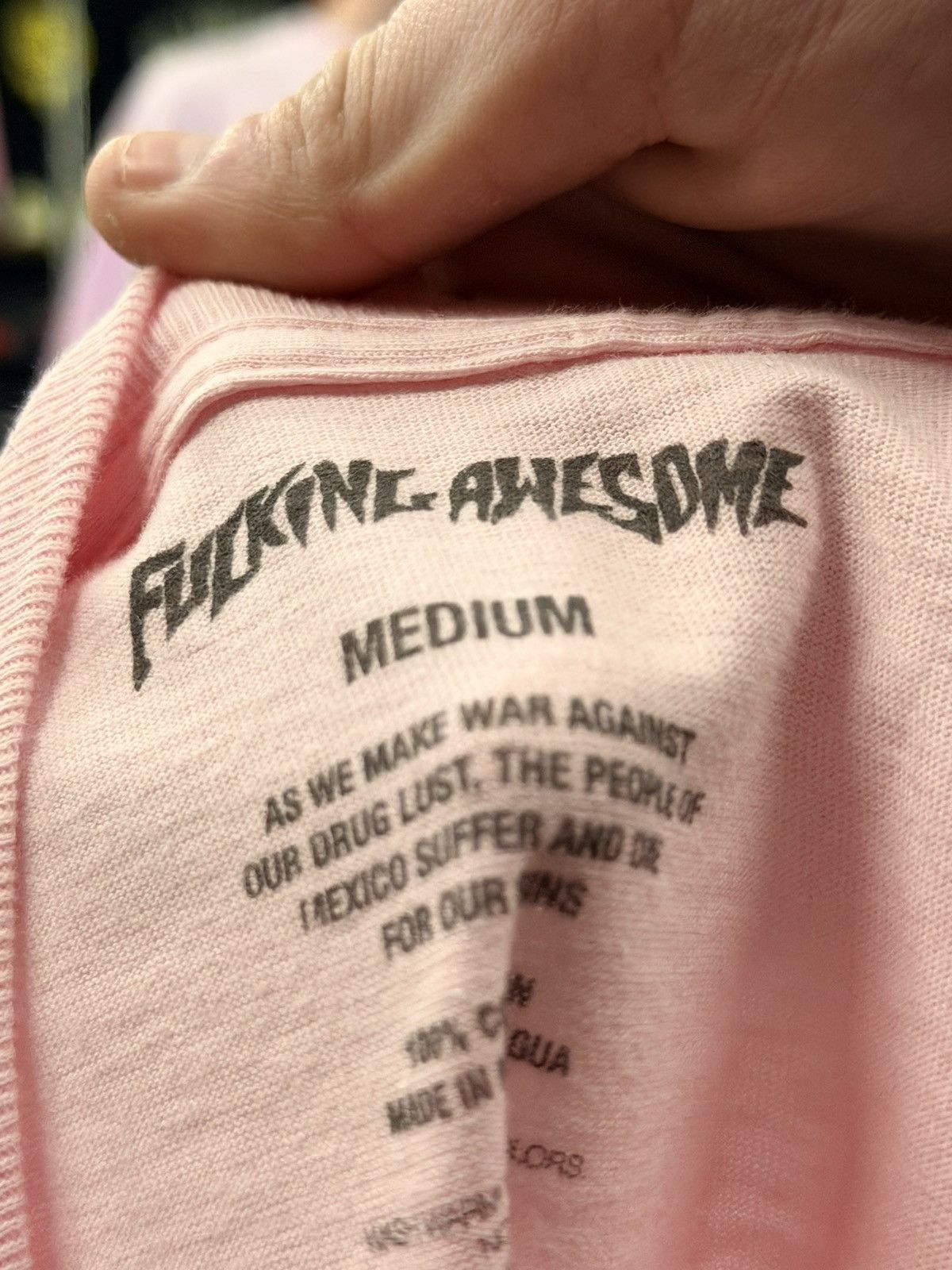 Fucking Awesome FA Logo T-Shirt Size US L / EU 52-54 / 3 - 3 Thumbnail