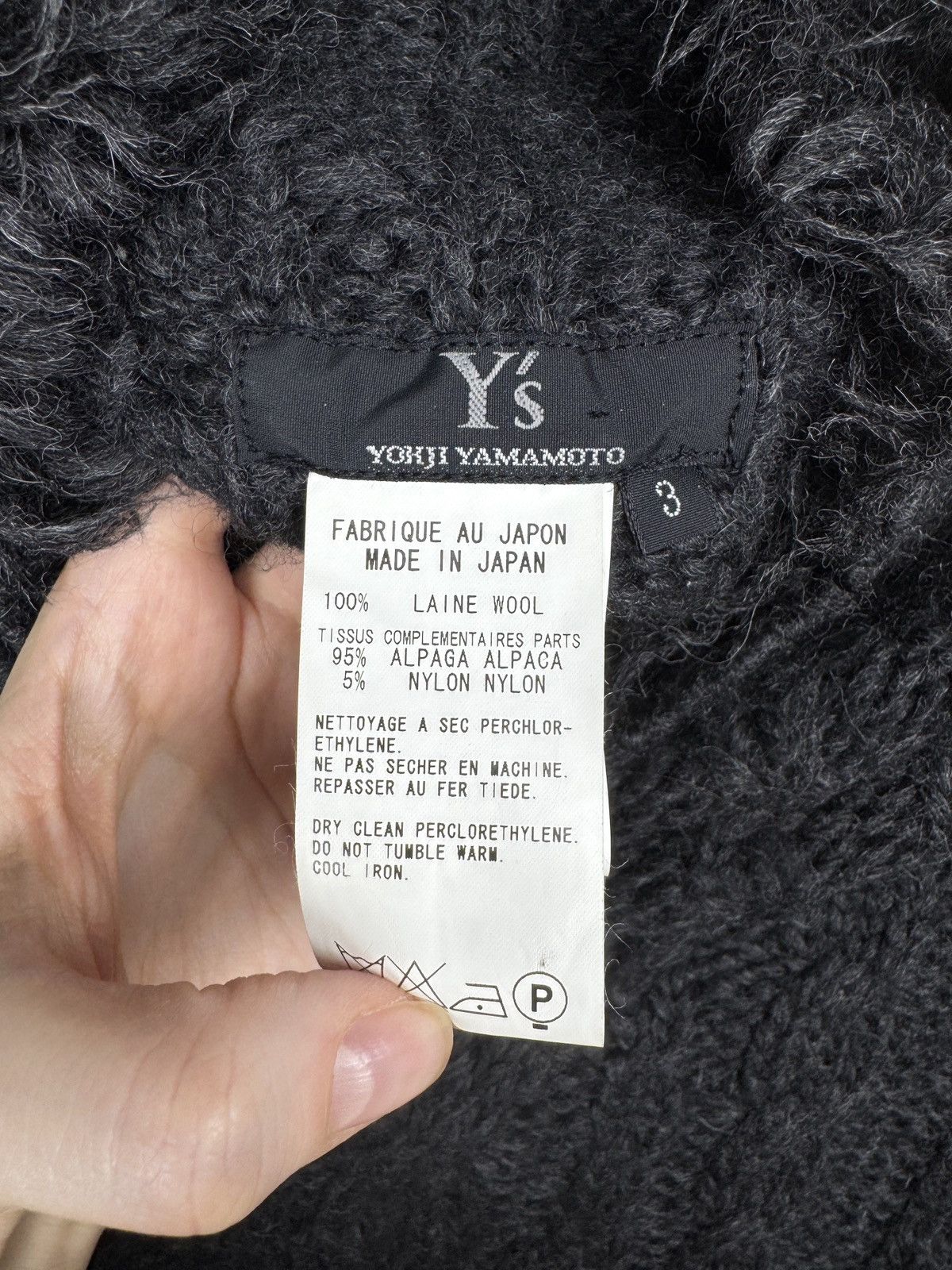Y's Y’s Yohji Yamamoto Dark Grey Cable Knit Ninja Style sweater Size M / US 6-8 / IT 42-44 - 9 Thumbnail