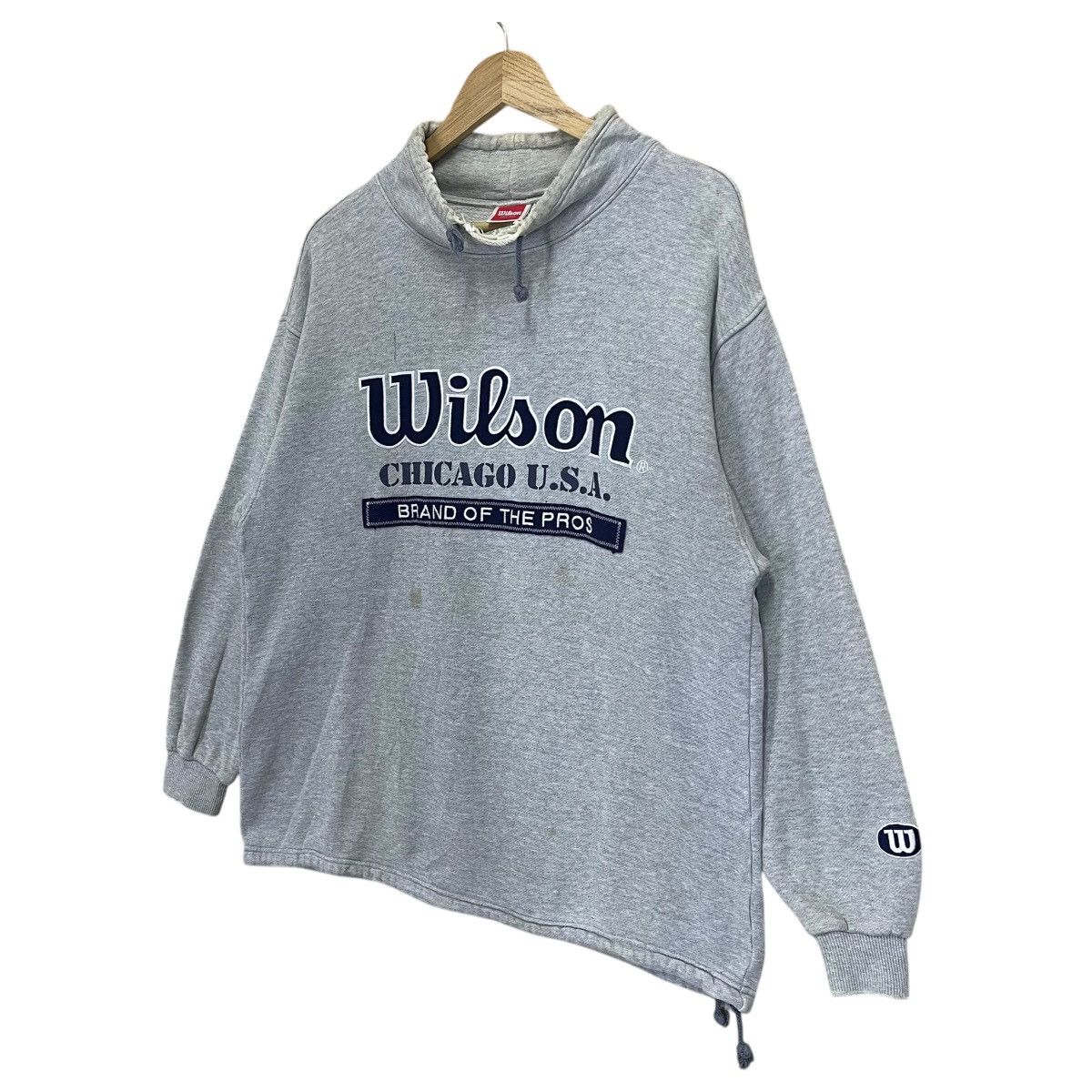 Wilson Vintage 90s Wilson Chicago Usa Crewneck Sweatshirt Size US L / EU 52-54 / 3 - 3 Thumbnail