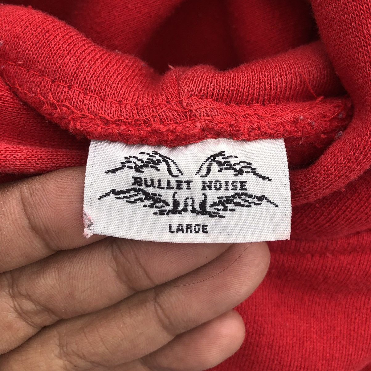 Vintage Soldier Cross Hoodie Red Sweatshirt