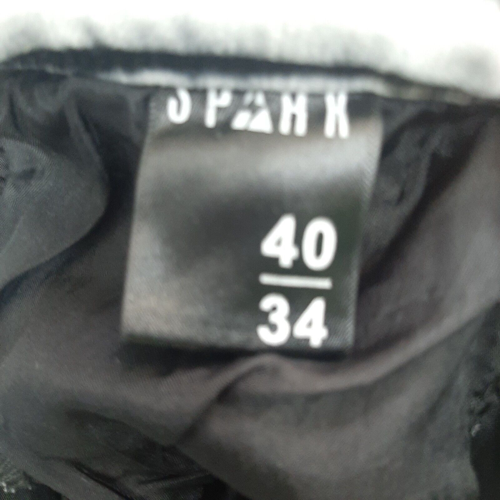 Other Spark ripped repaired Black acid wash Jeans 40X34 90's Y2K Size US 40 / EU 56 - 8 Thumbnail