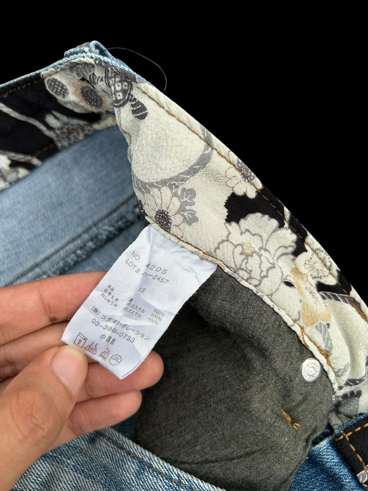 Kapital Karakuri Tamashii embroidery Inspired Japanese Denim Jeans Size US 30 / EU 46 - 9 Thumbnail