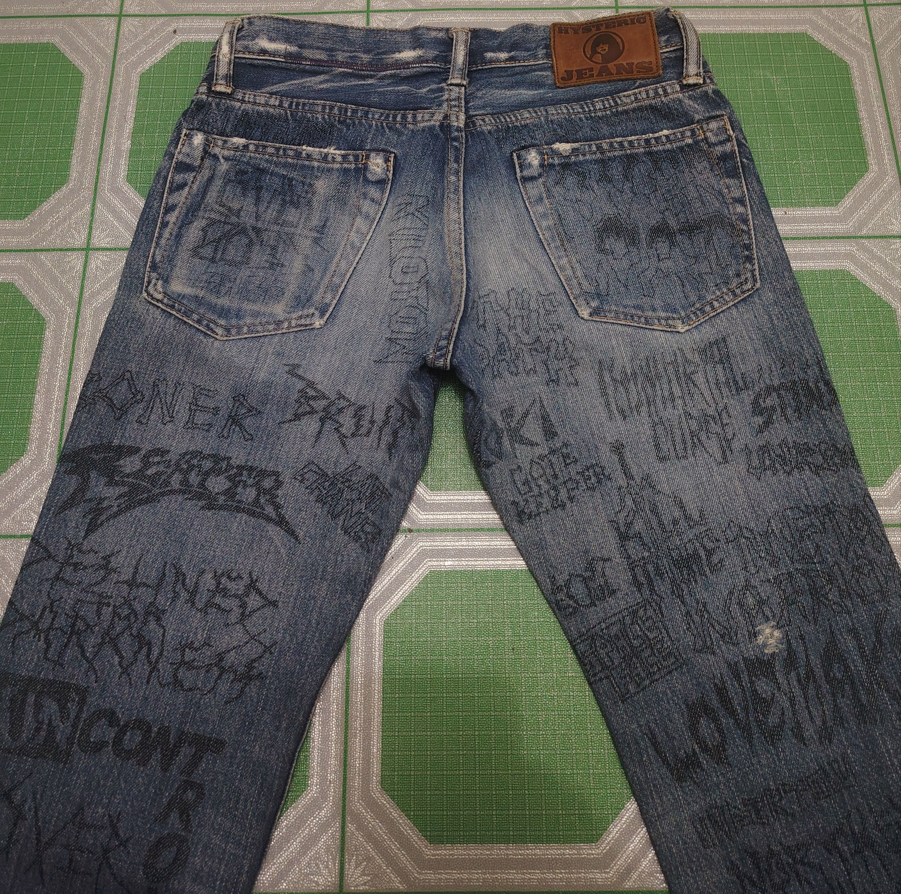 Hysteric Glamour Rare!! Hysteric Glamour skinny jeans Metal Rock Full Printed Size 26" / US 2 / IT 38 - 15 Thumbnail