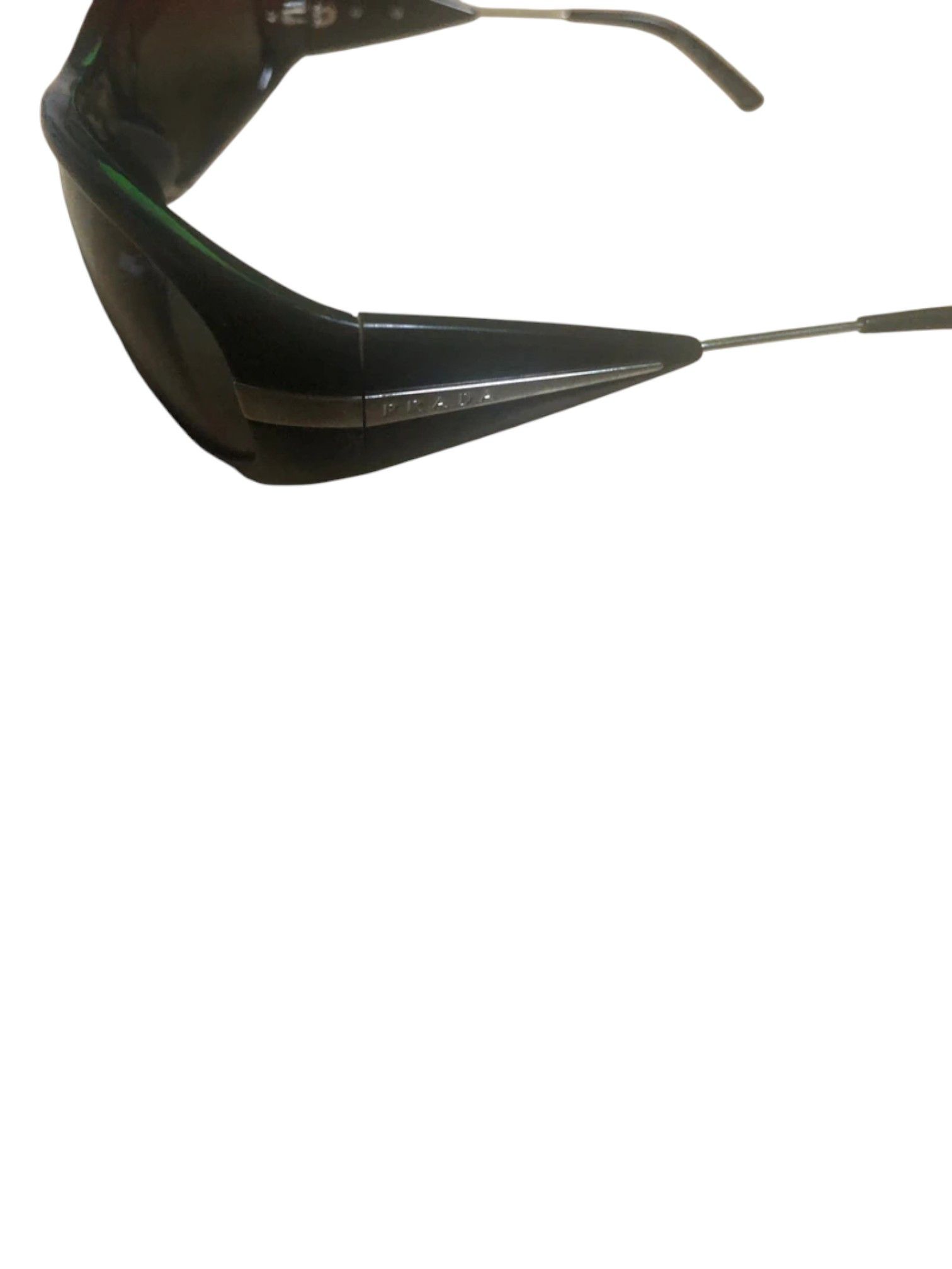 Prada Prada Vintage Wraparound Shield Sunglasses – Made in Italy Size ONE SIZE - 2 Thumbnail