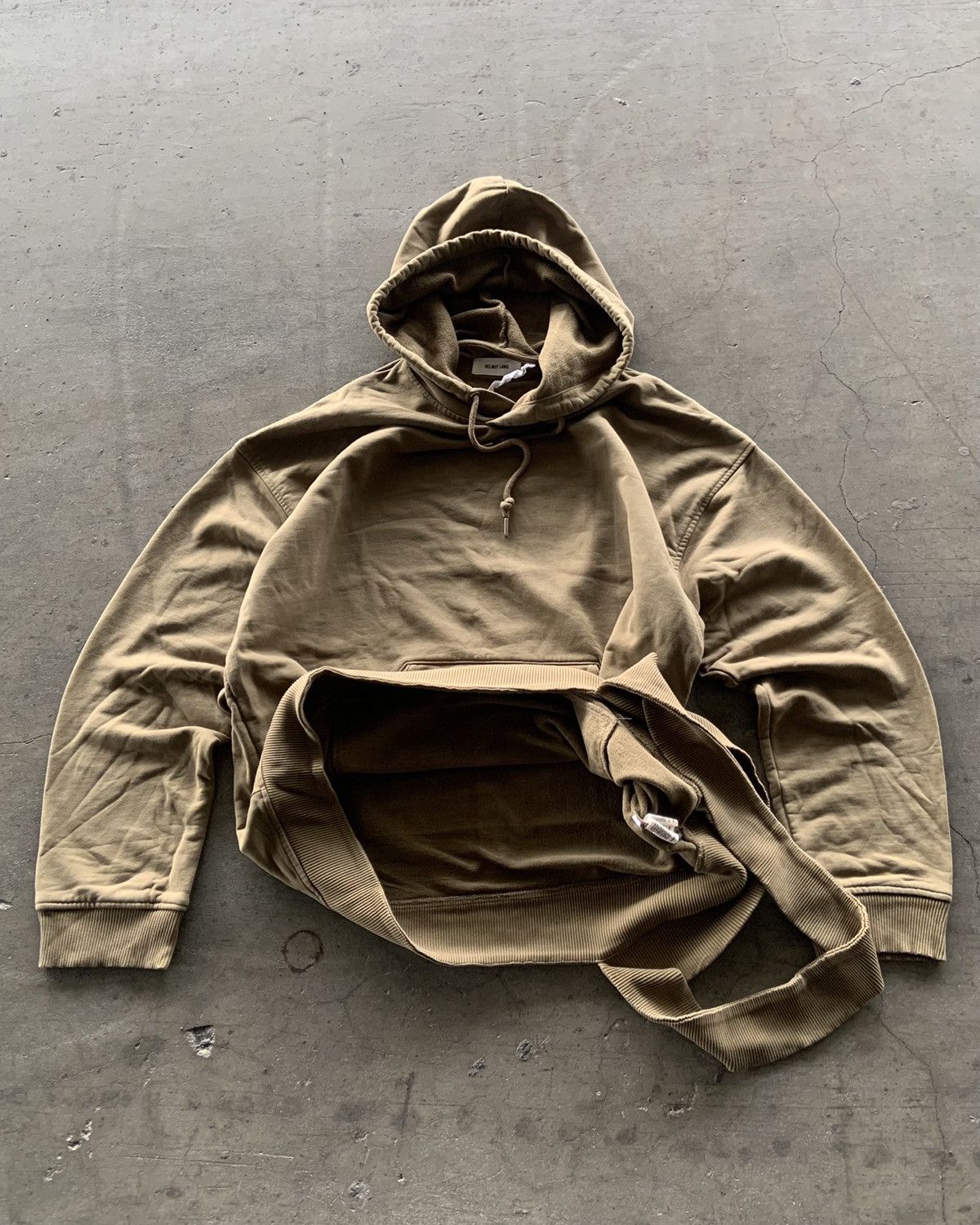 Helmut Lang Helmut Lang Unfinished Hoodie Size US XL / EU 56 / 4 - 11 Thumbnail