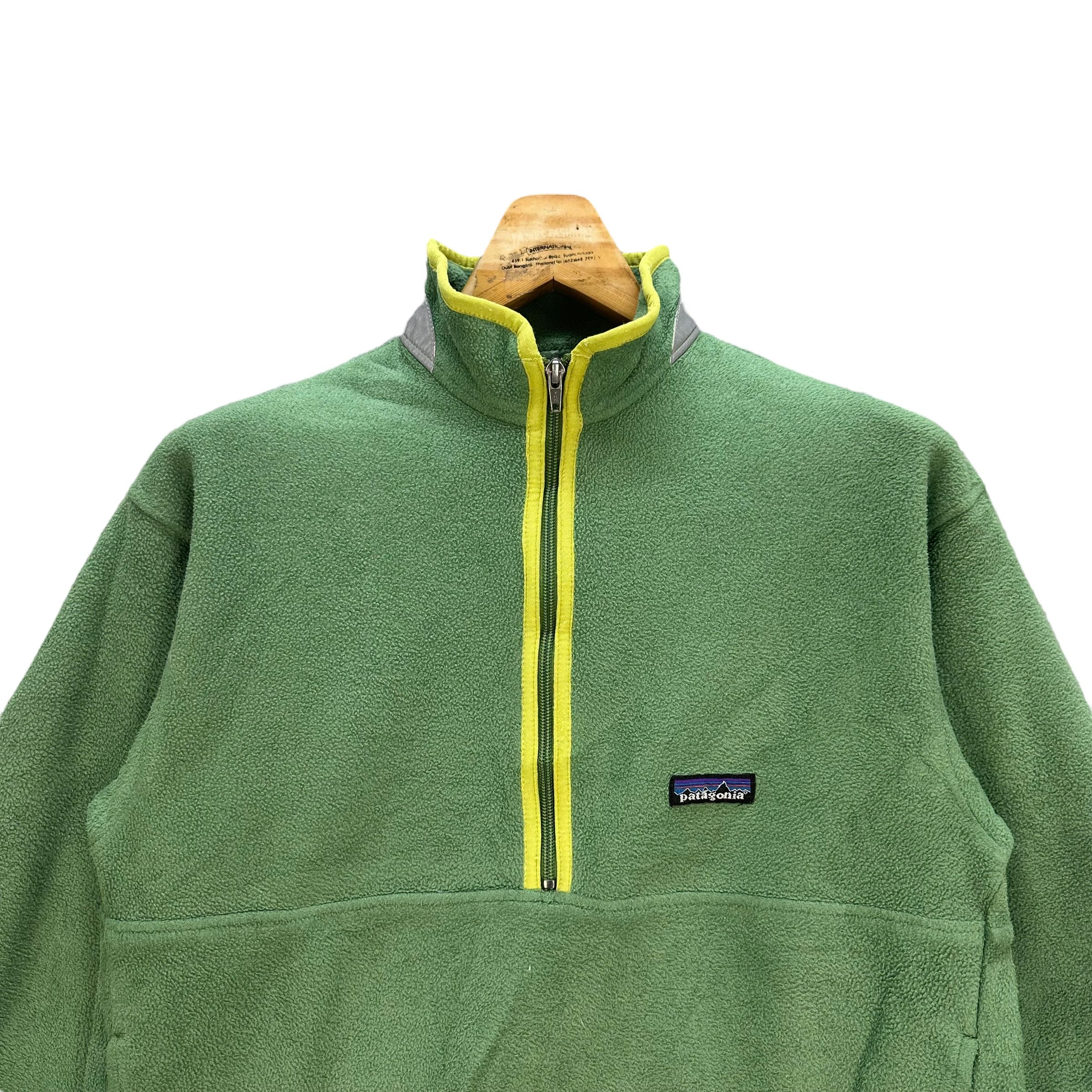 Patagonia PATAGONIA SYNCHILLA HALF ZIP GREEN FLEECE PULLOVER #8427-008 Size US XL / EU 56 / 4 - 2 Thumbnail