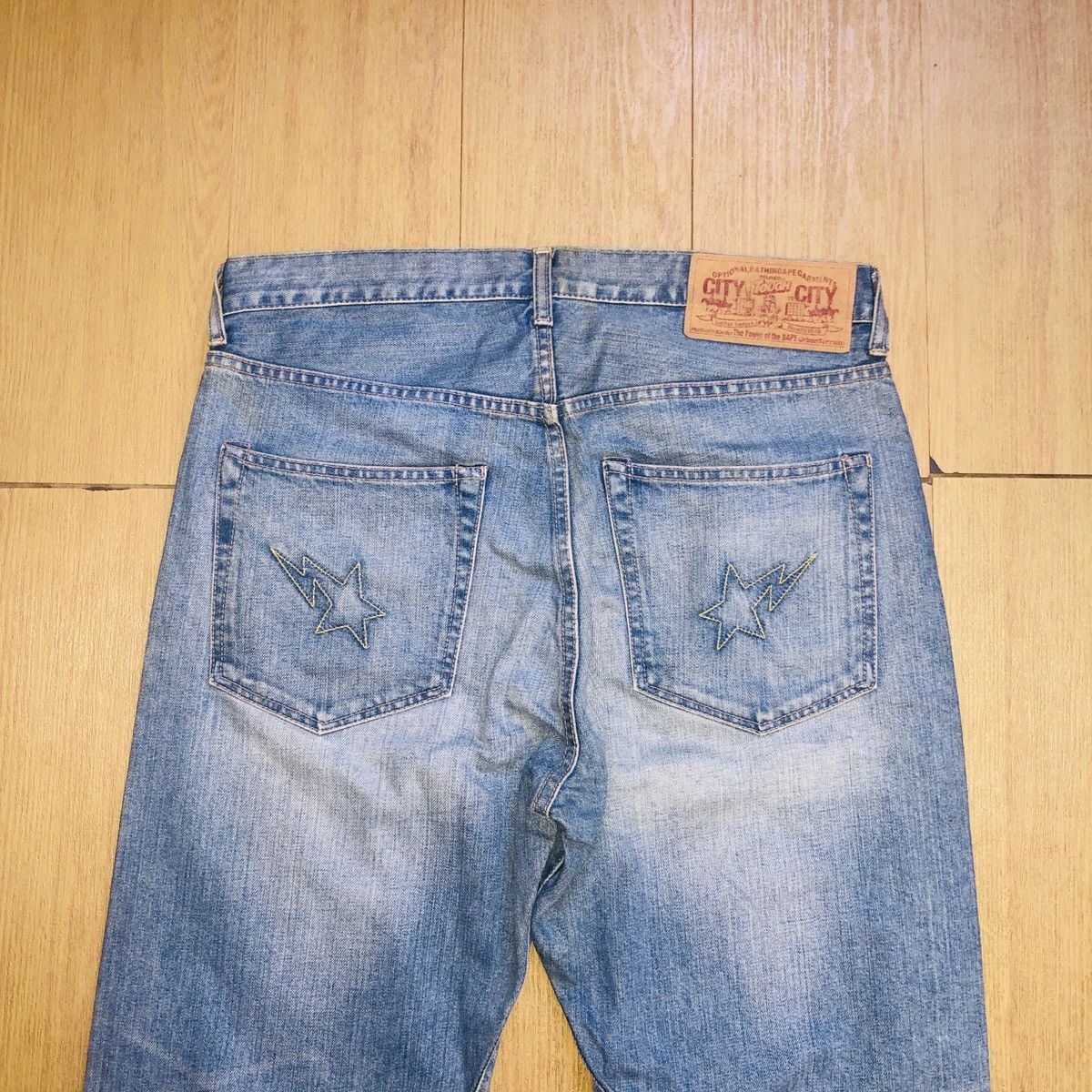 Bape OG BapeSta Denim Jeans Size US 34 / EU 50 - 1 Thumbnail