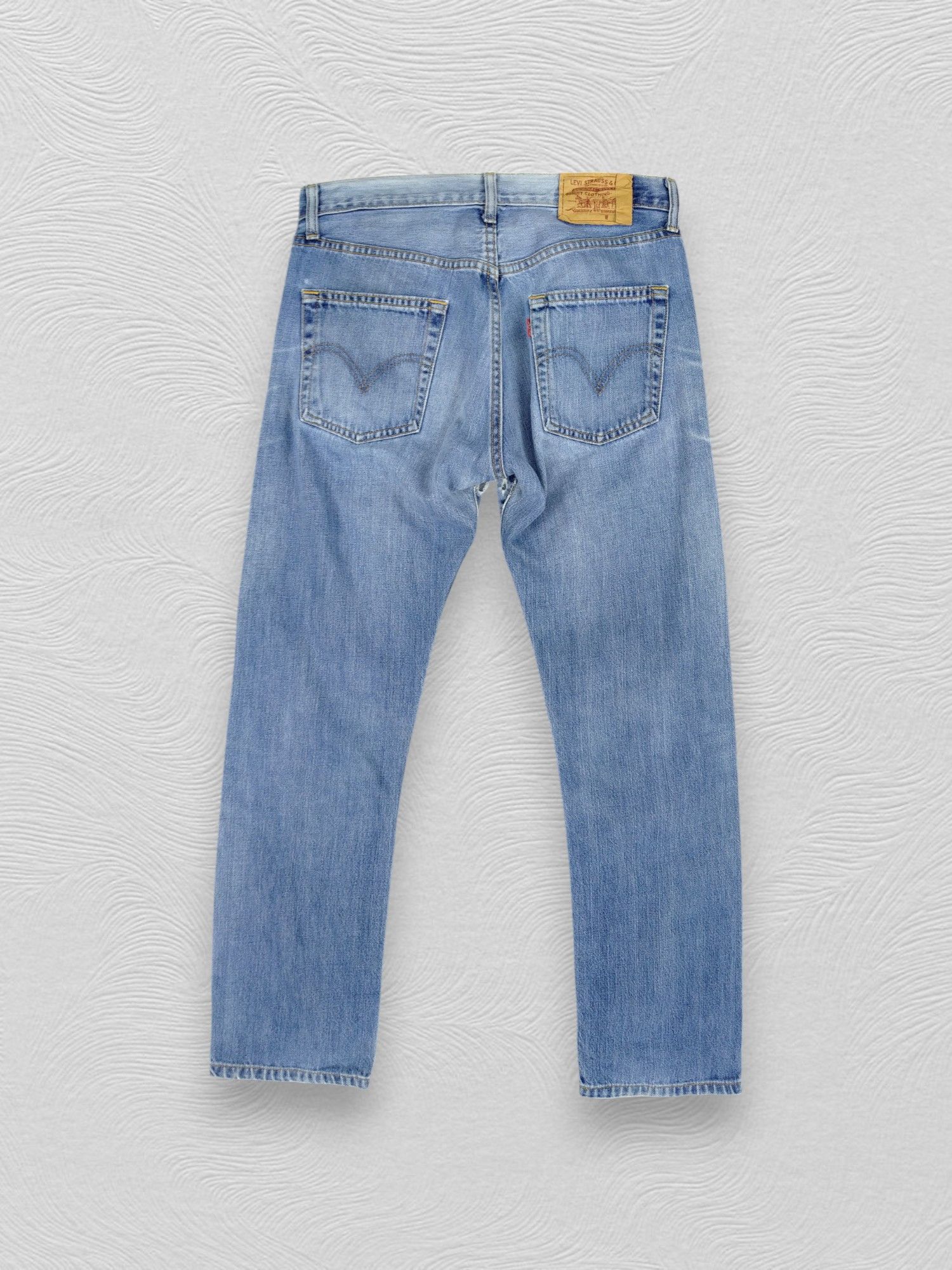 Levi's Blue Wash Vintage Levi's 505 Jeans 31x28.5 Denim JN963 Size US 31 - 2 Thumbnail