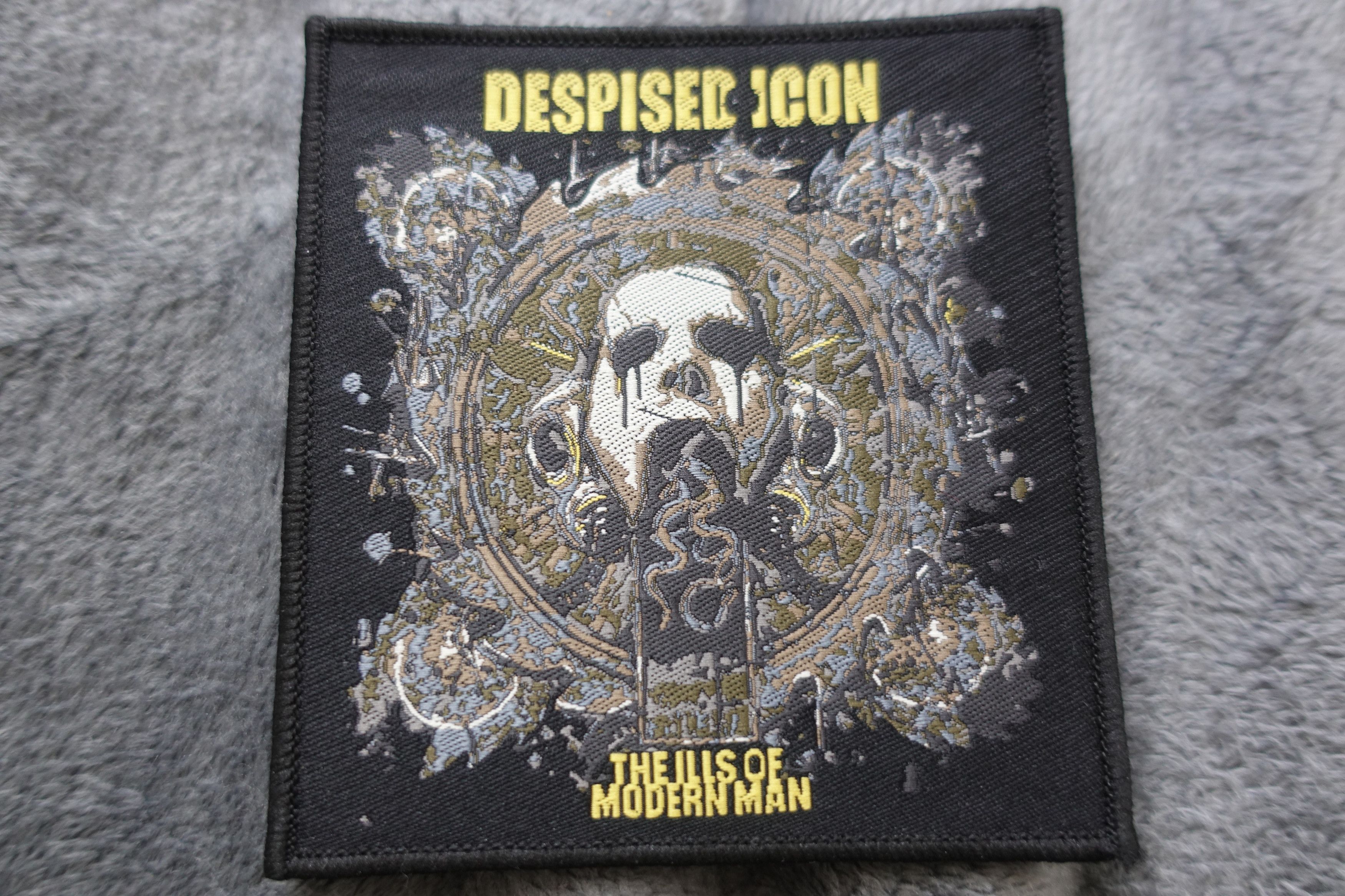 Band Tees Despised Icon "The ills of modern man" woven patch Deathcore Size ONE SIZE - 1 Thumbnail