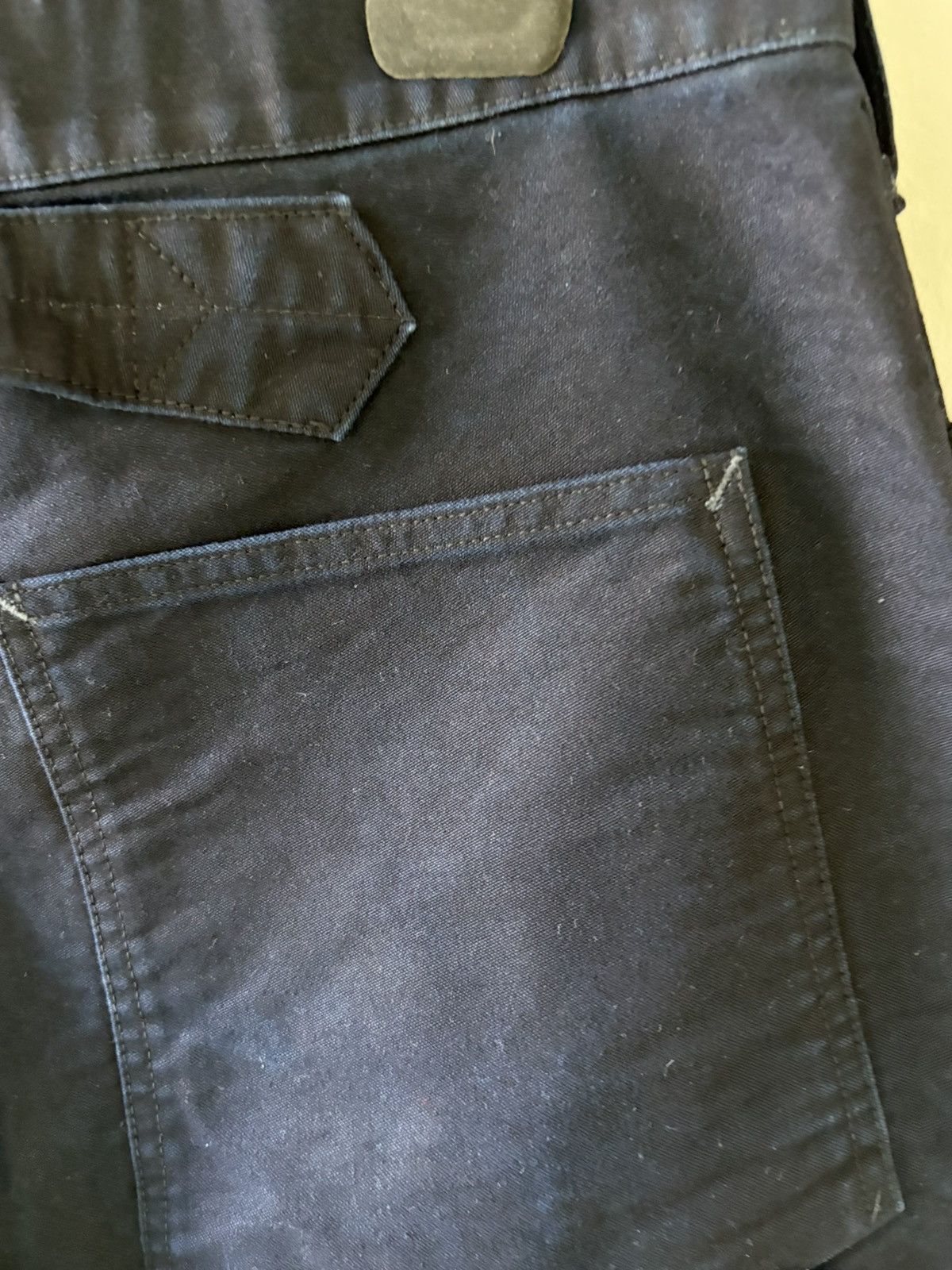 Post Overalls DARK BLUE MOLESKIN WORK PANTS FROM POST O ALLS Size US 36 / EU 52 - 4 Thumbnail