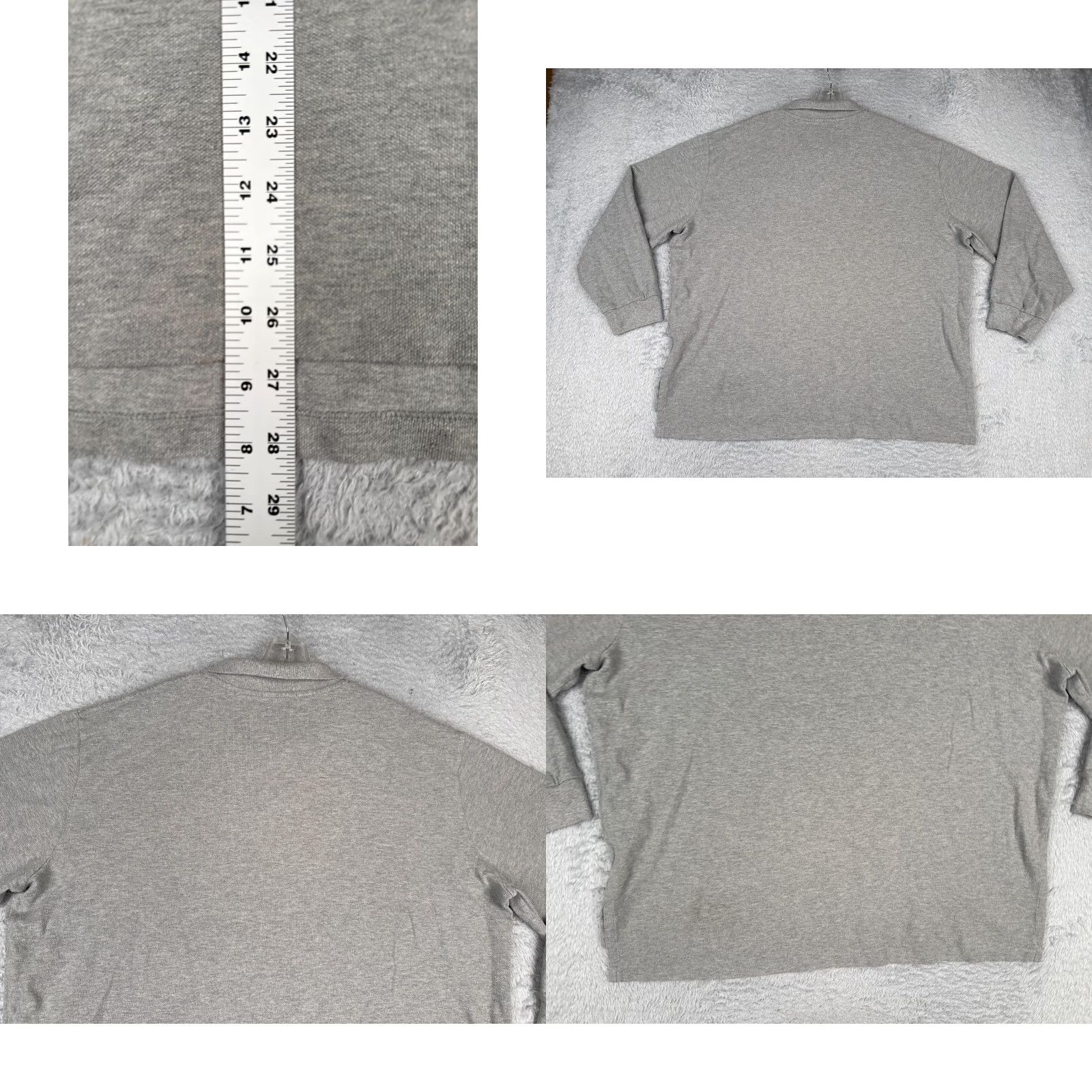 Ralph Lauren Polo Ralph Lauren Polo Shirt Men 2XL Gray 100% Cotton Long Sleeve Golfer Shirt Polo Ralph Lauren Men 2XL Gray Size US XXL / EU 58 / 5 - 9 Thumbnail