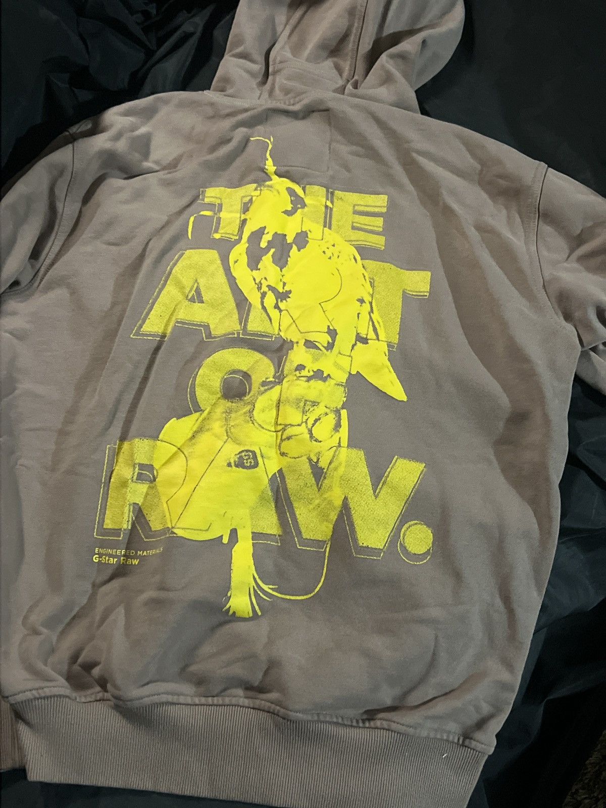 G-Star G Star Raw *Rare* Art Of Raw Beige Hoodie Size US M / EU 48-50 / 2 - 9 Thumbnail