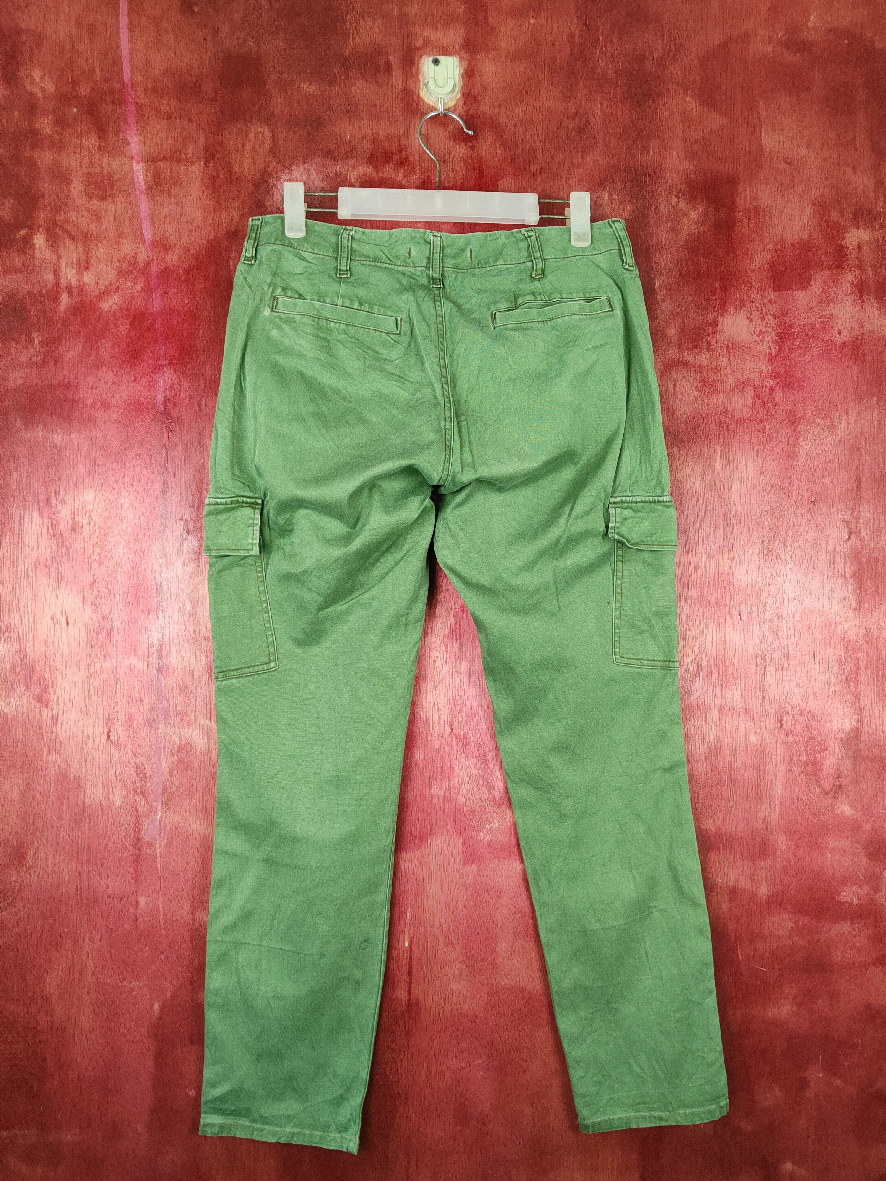 Global Work × Japanese Brand Global Work Green Multipocket Tactical Cargo Pants #S1415 Size US 31 - 7 Thumbnail
