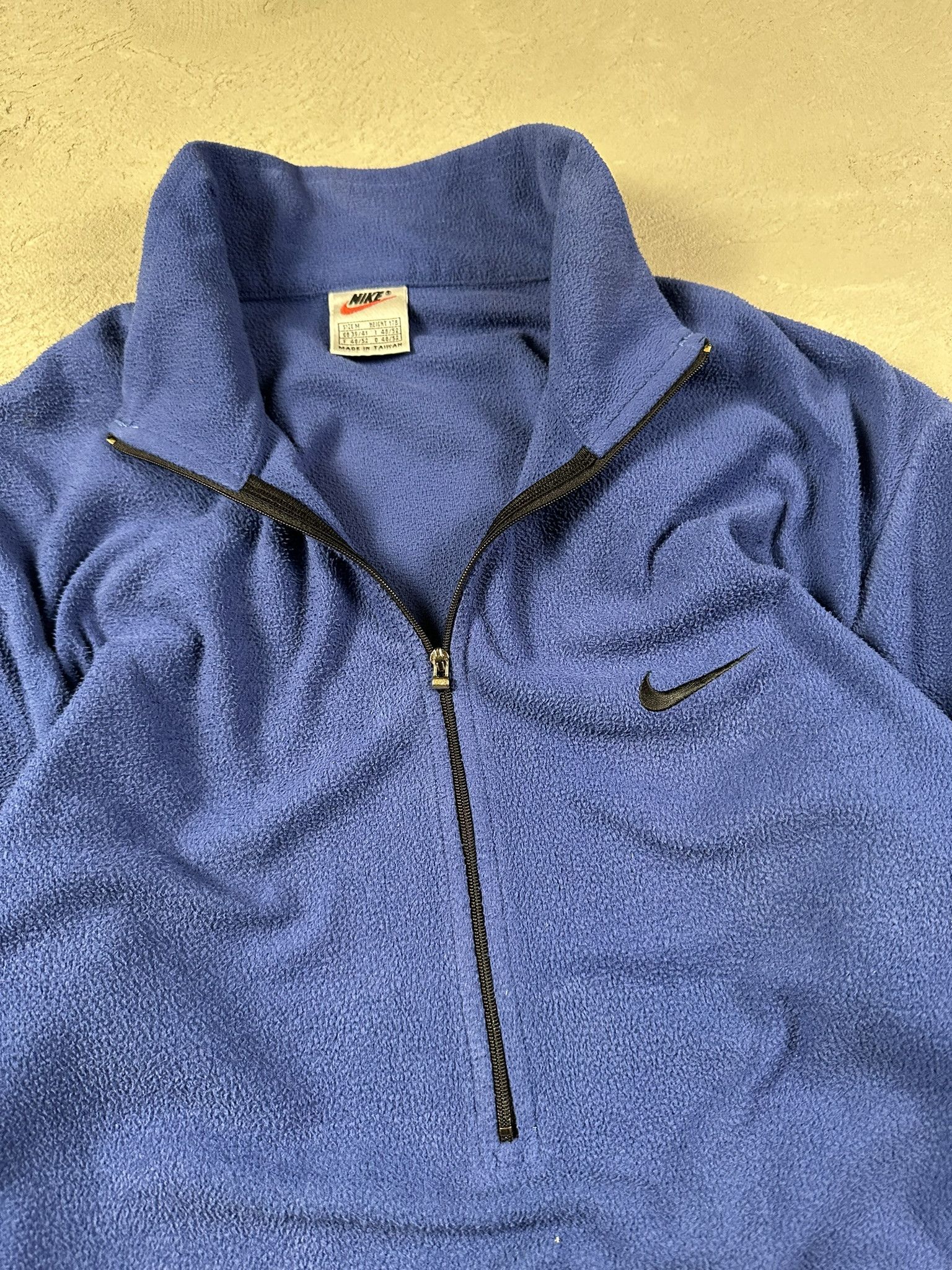 Nike 90s Vintage Nike Therma Fit Fleece Halfzip Boxy Sweatshirt Size US L / EU 52-54 / 3 - 8 Thumbnail