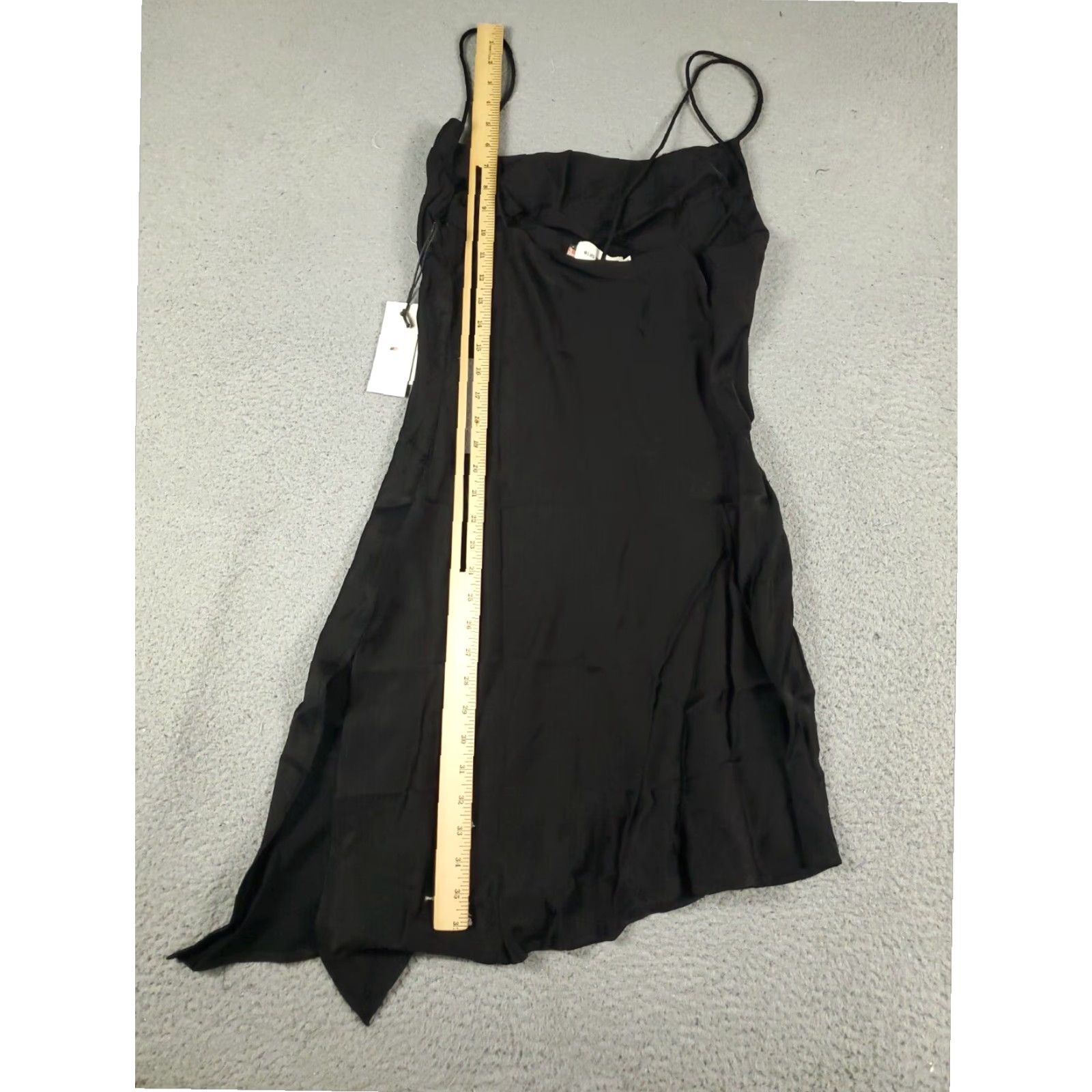 Honor the Gift Honor The Gift Black Silk Slip Dress Womens Medium Modern Classic Size M / US 6-8 / IT 42-44 - 5 Thumbnail