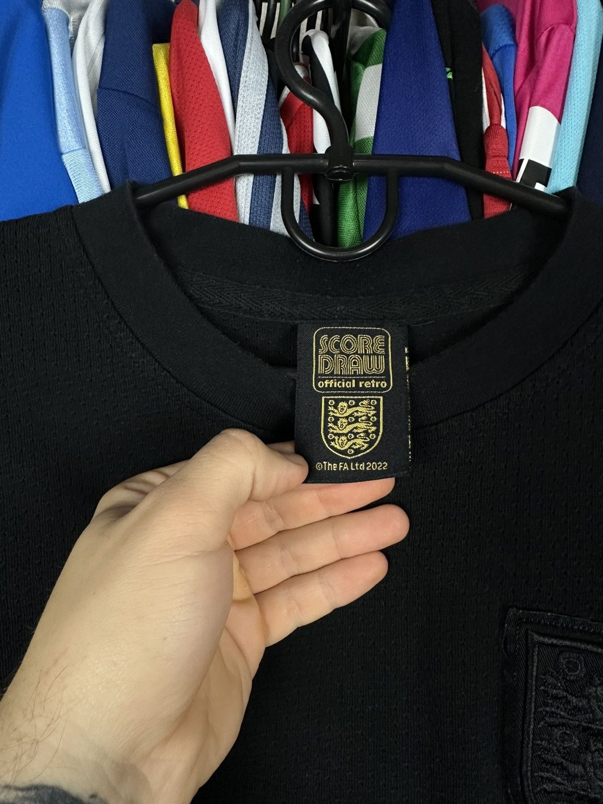 Other ENGLAND #6 RETRO REPLICAS FOOTBALL SHIRT SCORE JERSEY DRAW Size US XL / EU 56 / 4 - 4 Thumbnail