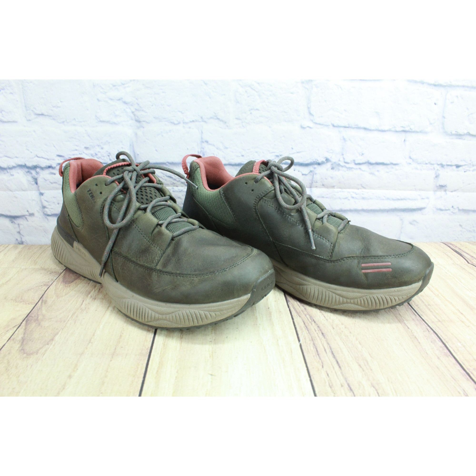 L.L. Bean LL Bean Men's Dirigo Leather Sneakers Waterproof Dark Loden Size US 11.5 / EU 44-45 - 3 Thumbnail