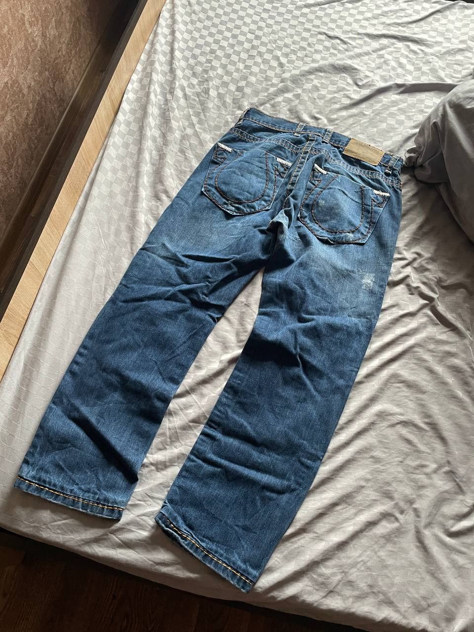 True Religion Hype Vintage True Religion Jeans Faded Denim Y2K Size US 32 / EU 48 - 1 Thumbnail