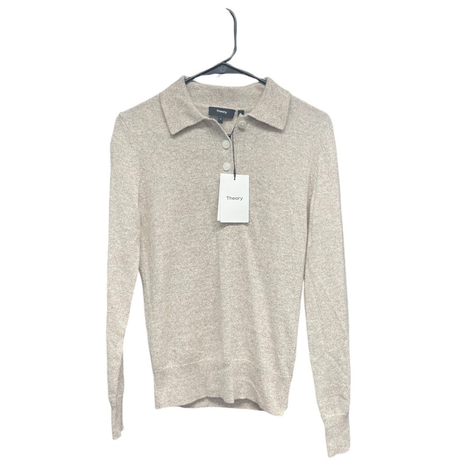 Theory *BNWT* Theory Quarter Button Shirt Size S / US 4 / IT 40 - 1 Thumbnail