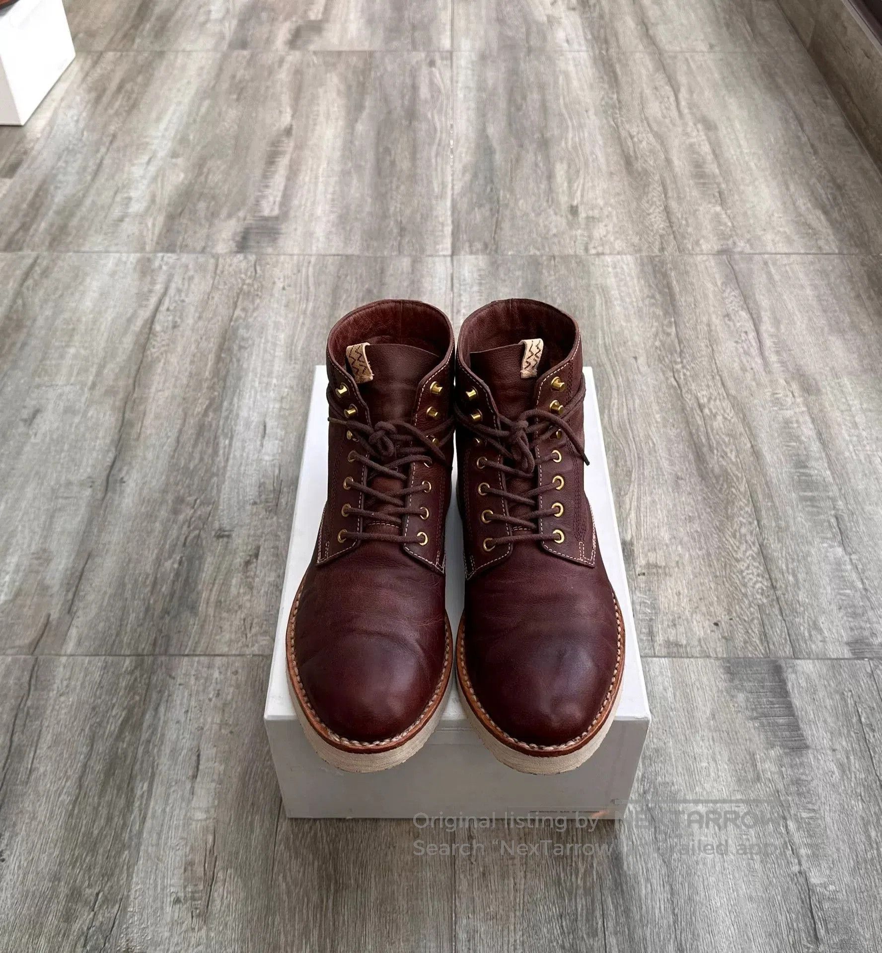 visvim virgil folk kangaroo leather boots.