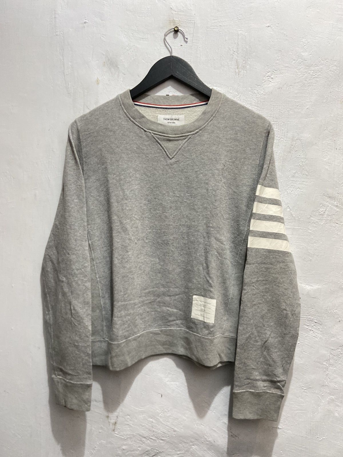 Thom Browne Thom Browne Classic 4 - Bar Sweatshirt Size US S / EU 44-46 / 1 - 1 Thumbnail