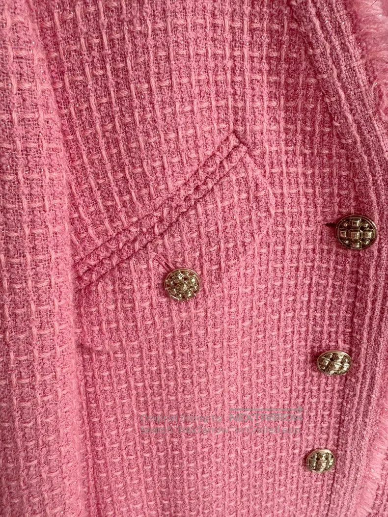 Chanel Chanel 20A cherry blossom pink jacket Size XXS / US 00 / IT 34 - 4 Thumbnail