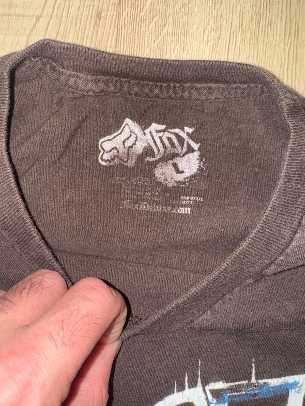 Fox Racing Vintage Y2K Fox Racing Brown Graffiti T-Shirt Sz L Rare Size US L / EU 52-54 / 3 - 3 Thumbnail