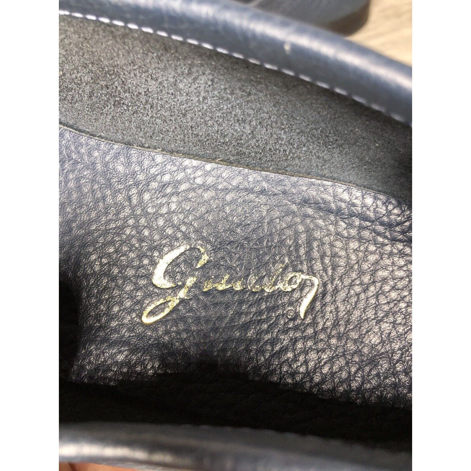 Guidi Guido Navy Blue Leather Slip On Horsebit Loafers Flats Shoes Size US 9 / IT 39 - 9 Thumbnail