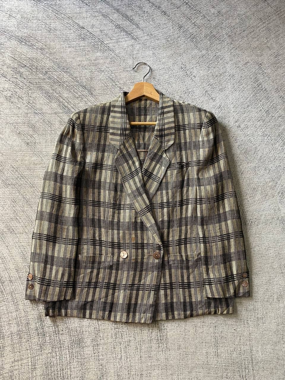 Burberry × Burberry Prorsum × Vintage Vintage Burberrys Glen Plaid Blazer Size M / US 6-8 / IT 42-44 - 1 Thumbnail