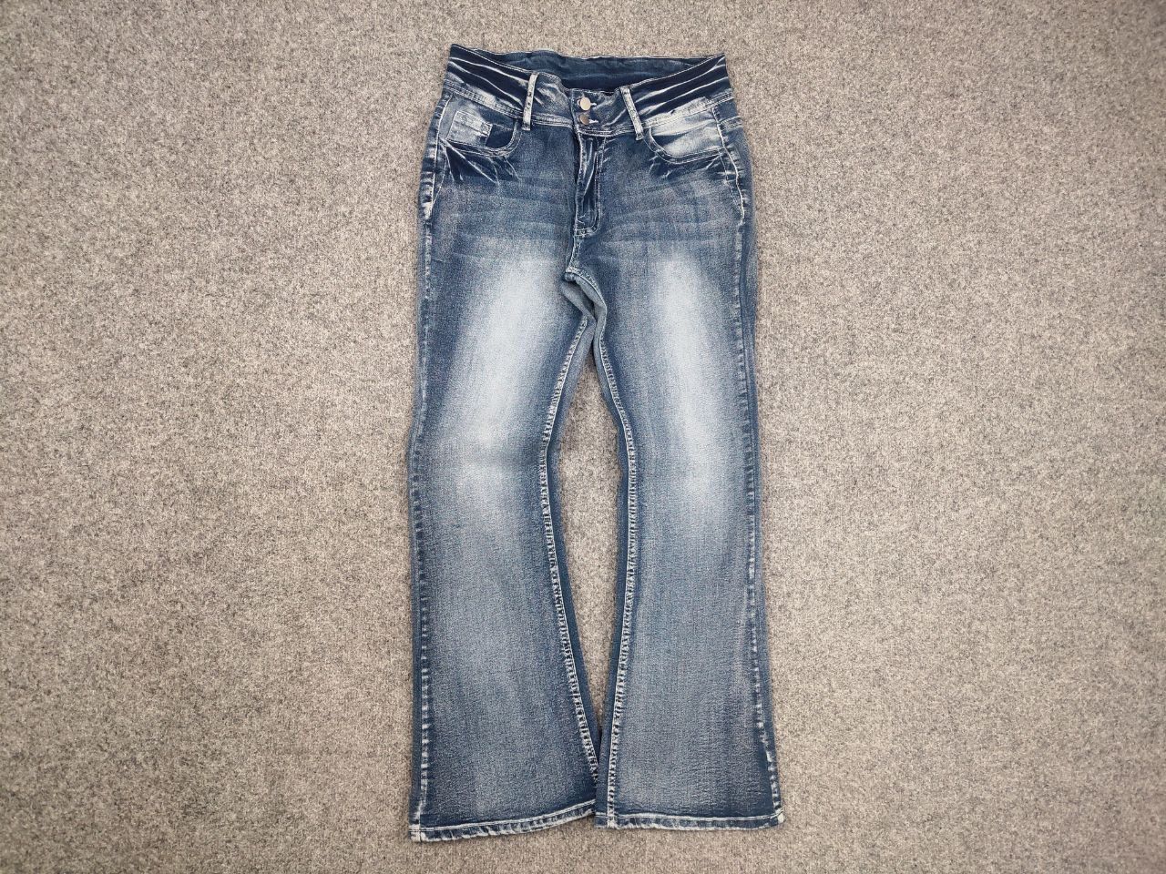 If Six Was Nine Vintage Japan hysteric glamour Style Star Logo Flared Jeans Size 32" / US 10 / IT 46 - 6 Thumbnail
